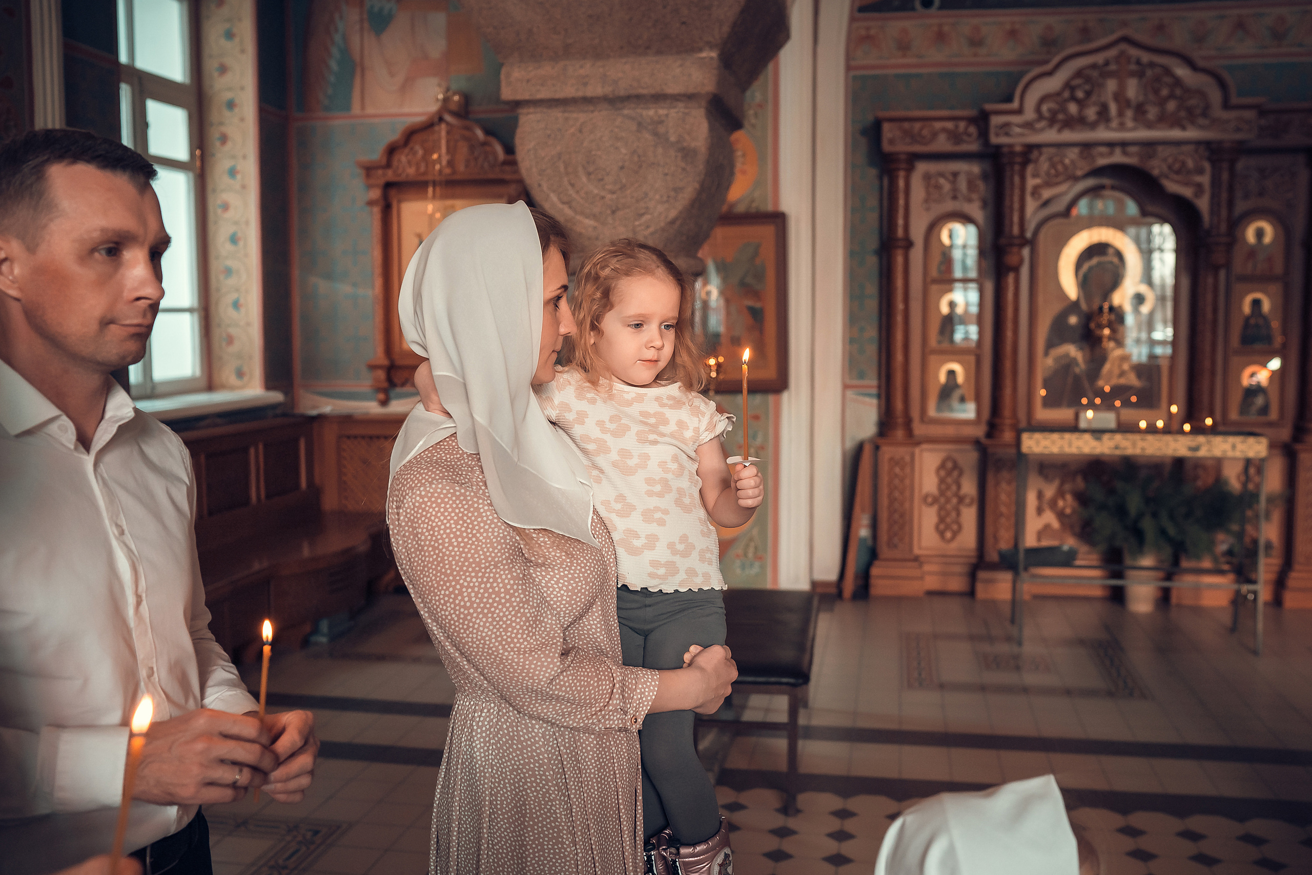 Таинство Крещения Стефании. Фотограф на Крещение и Венчание в Красноярске Рамазанова Юлия