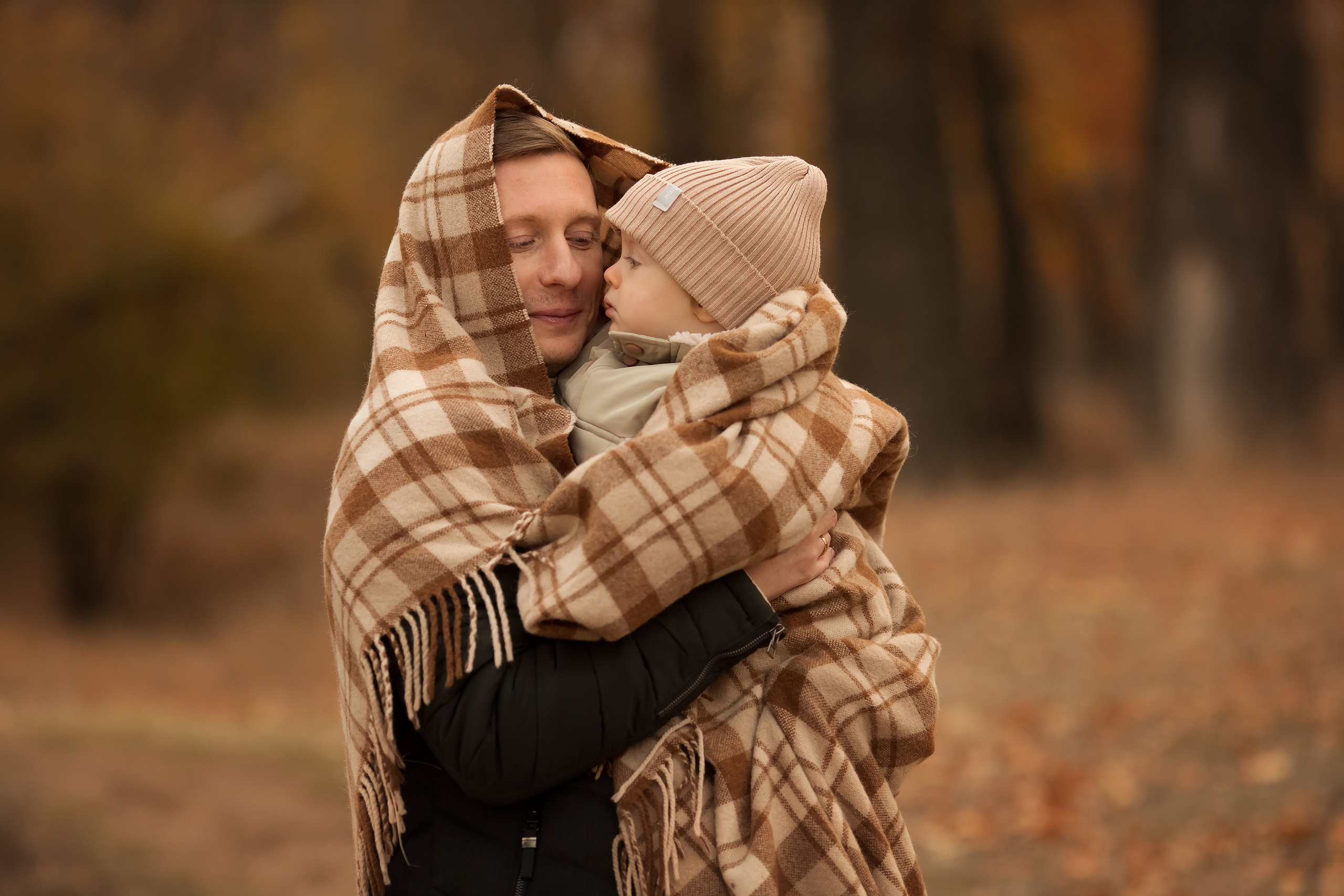 Осень в лесу. Семейный и детский фотограф в Саратове Полина Коткина