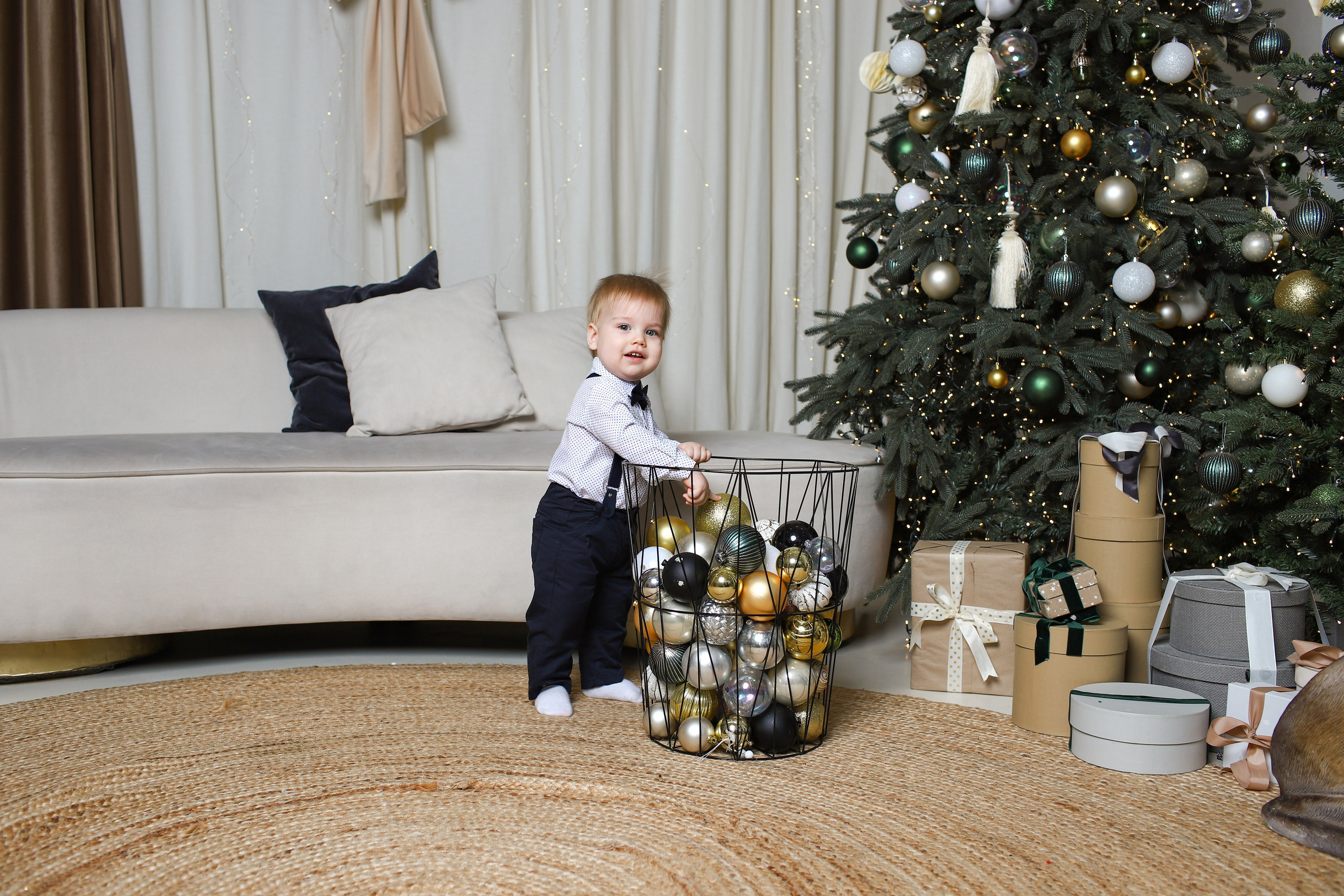 Новогодние детские фотосессии. Ирина Кан Фотограф новорожденных в Екатеринбурге