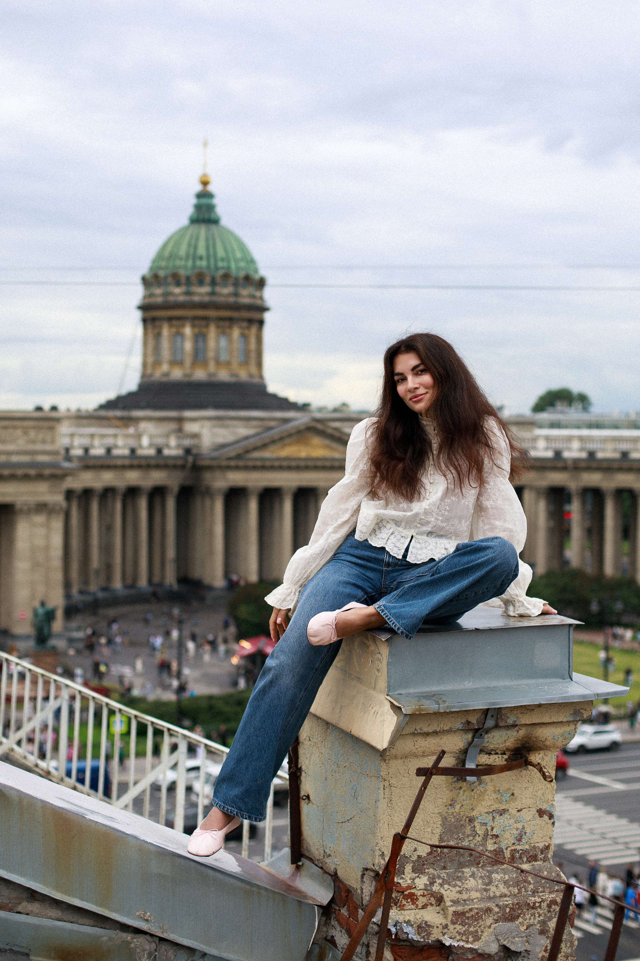 Прогулка у Казанского собора с Ириной. Фотограф в Санкт-Петербурге Таня Михайлова