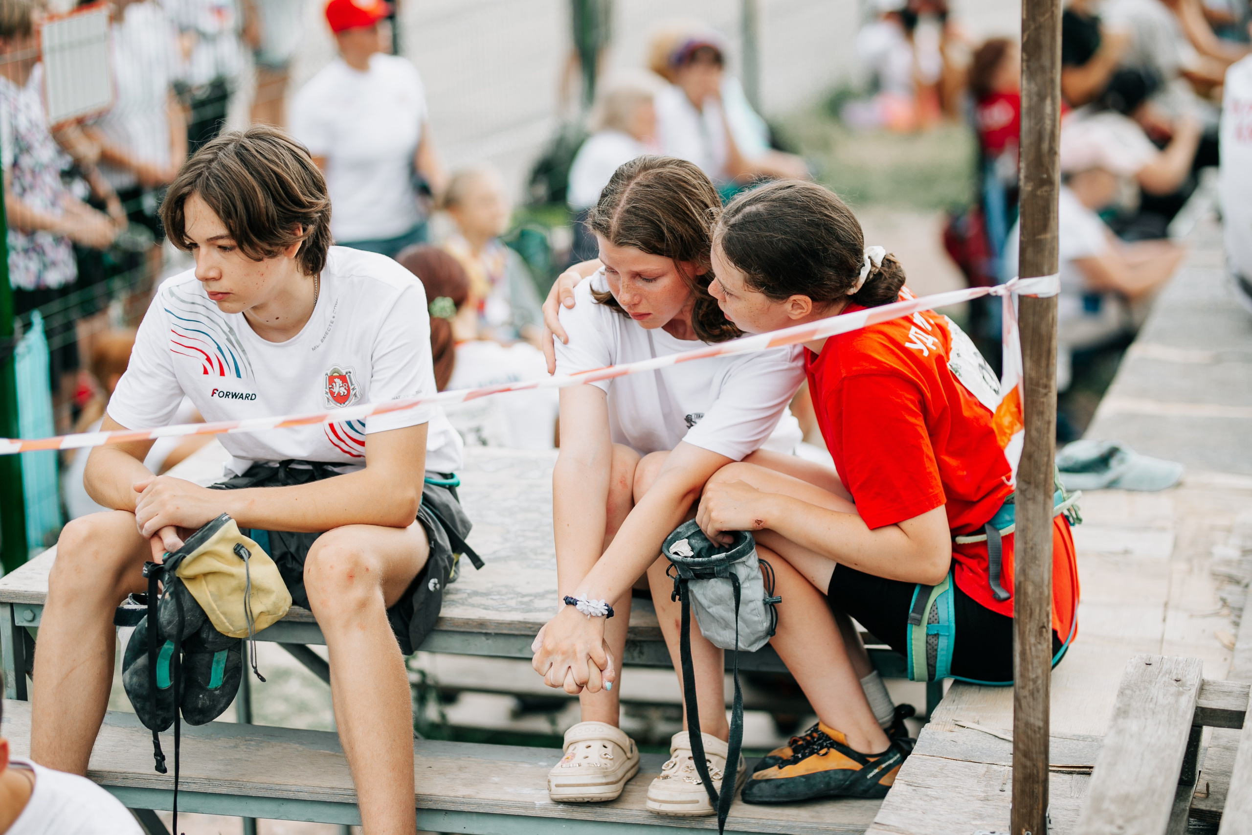 Соревнования по скалолазанию. Фотограф в Крыму