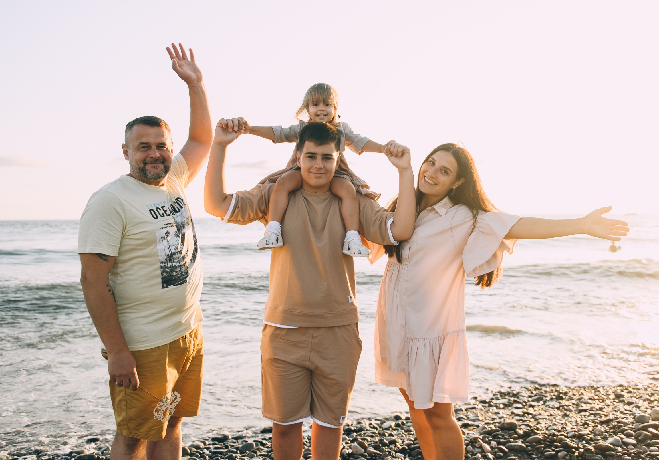 День рождения малышки на берегу моря. Свадебный и семейный фотограф София Невская