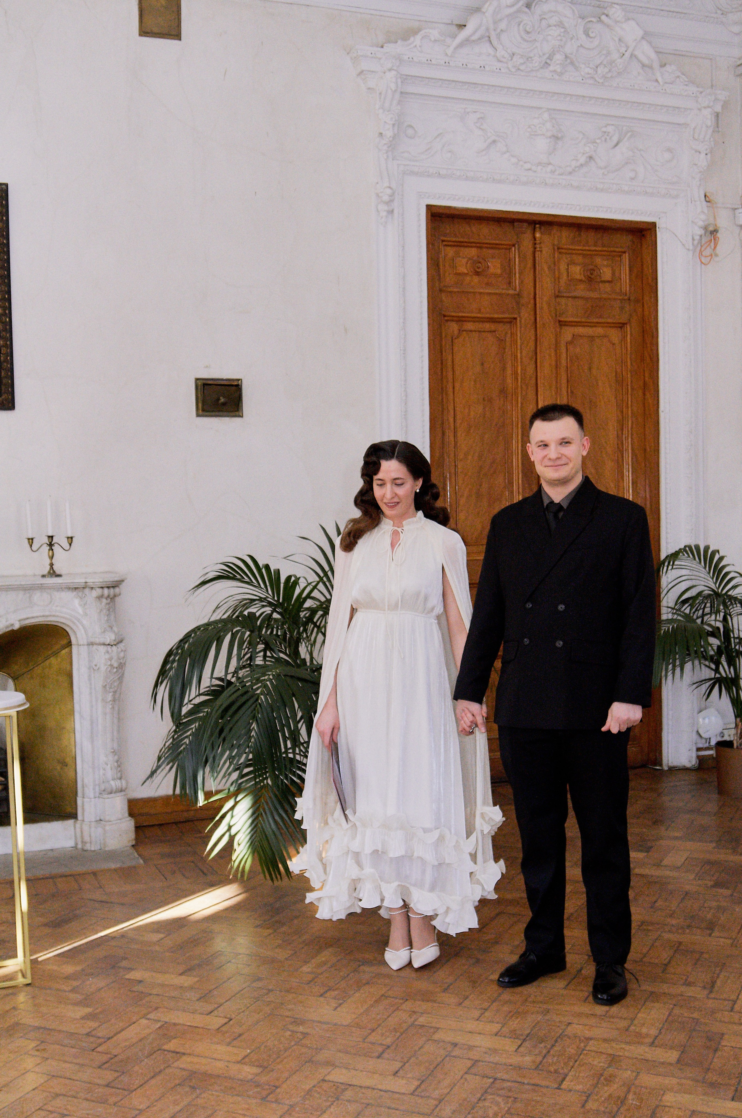 Торжественное бракосочетание в библиотеке им. Пушкина. Свадебный фотограф в Москве Приятелева Ангелина