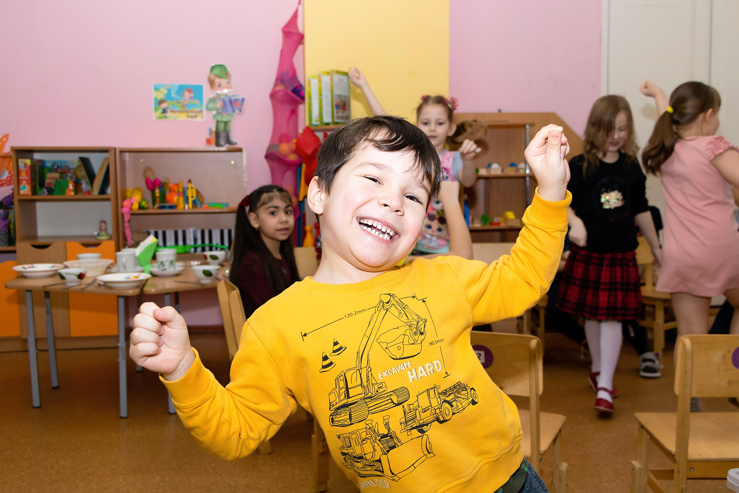 Съёмка в детском саду. Выпускные альбомы «Эврика» в Нижнем Новгороде