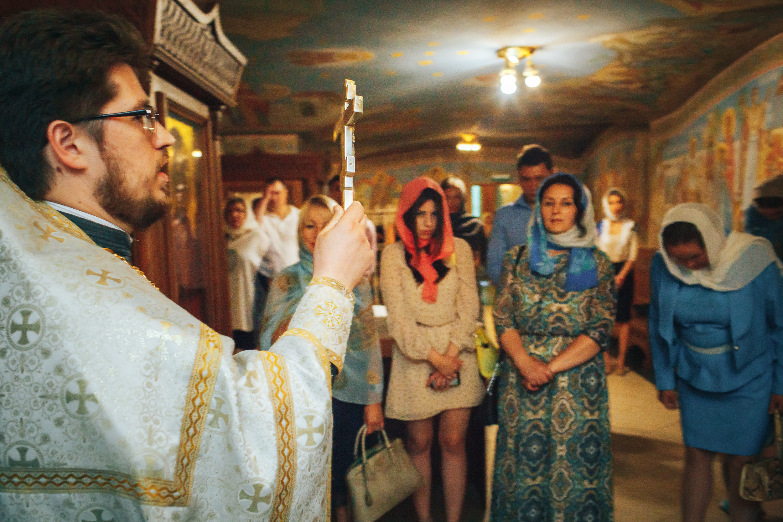 Фотограф на крещение в Щелково, Крещение в Щелково в Троицком соборе