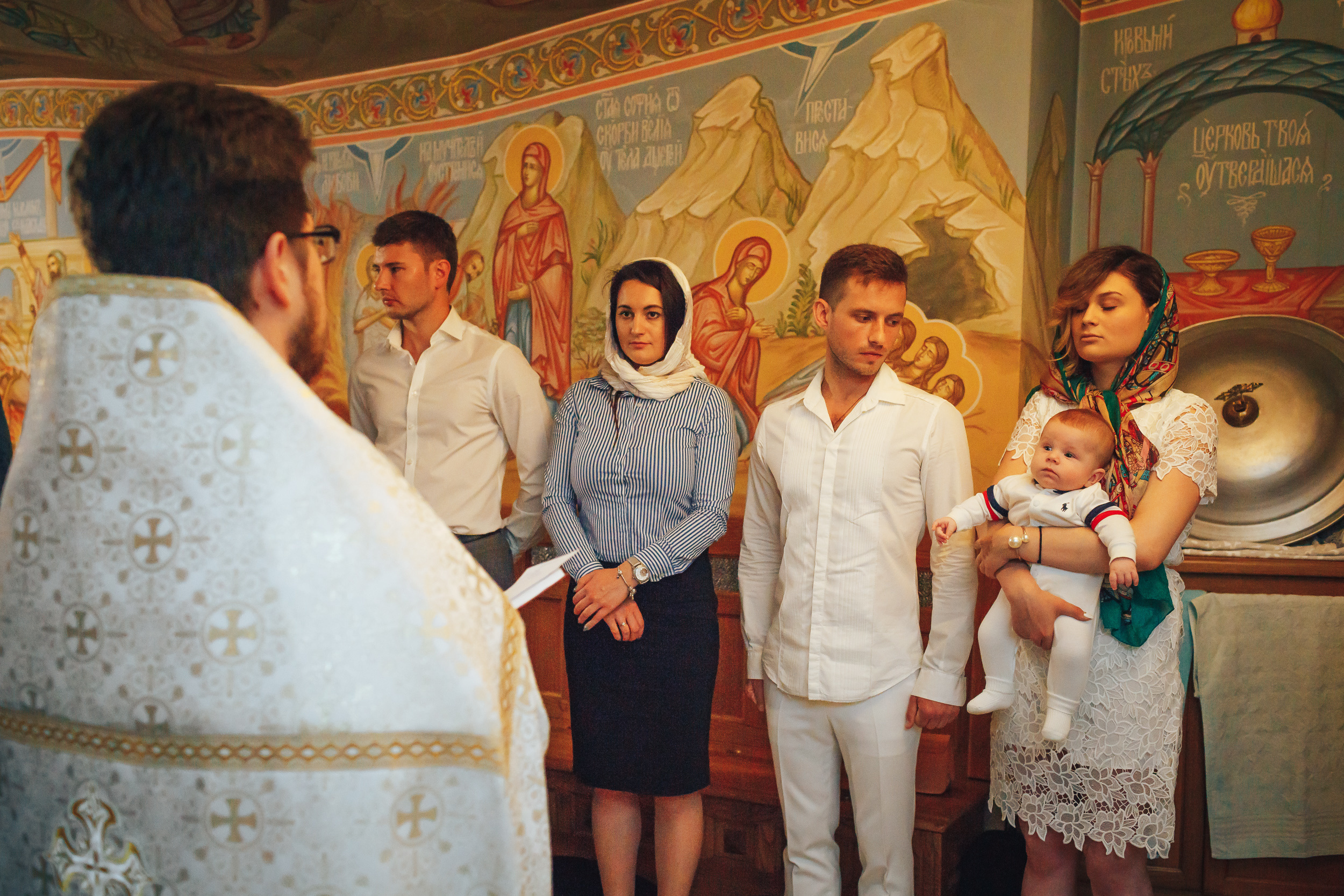 Фотограф на крещение в Щелково, Крещение в Щелково в Троицком соборе
