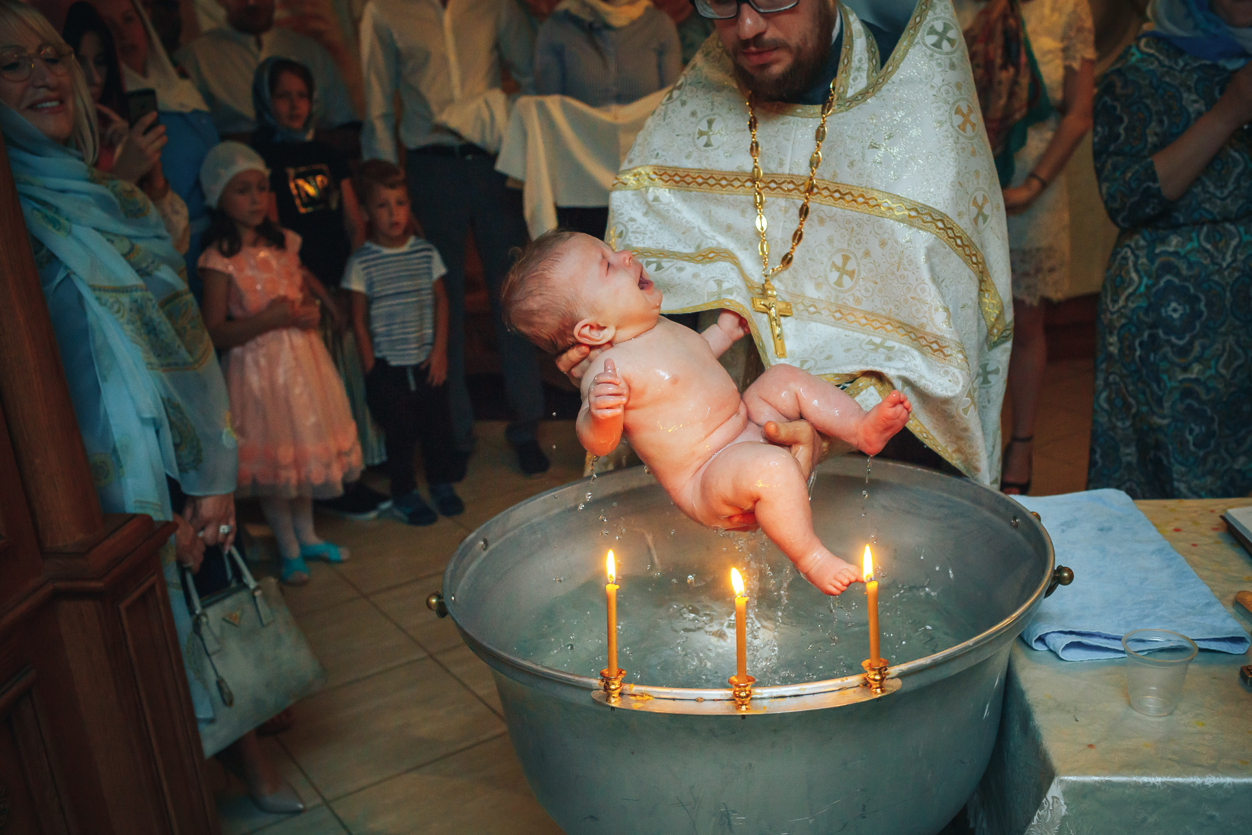Фотограф на крещение в Щелково, Крещение в Щелково в Троицком соборе