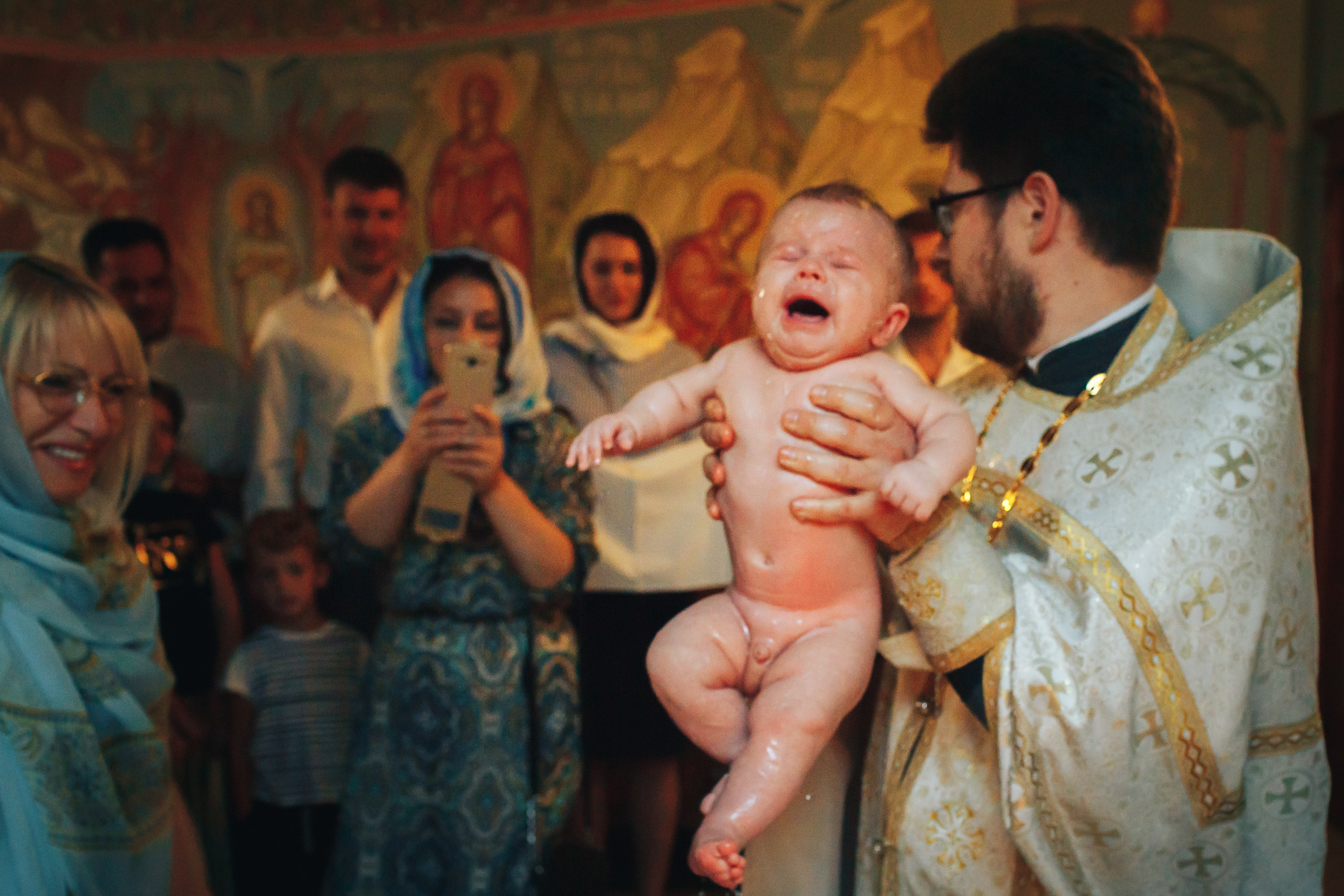 Фотограф на крещение в Щелково, Крещение в Щелково в Троицком соборе