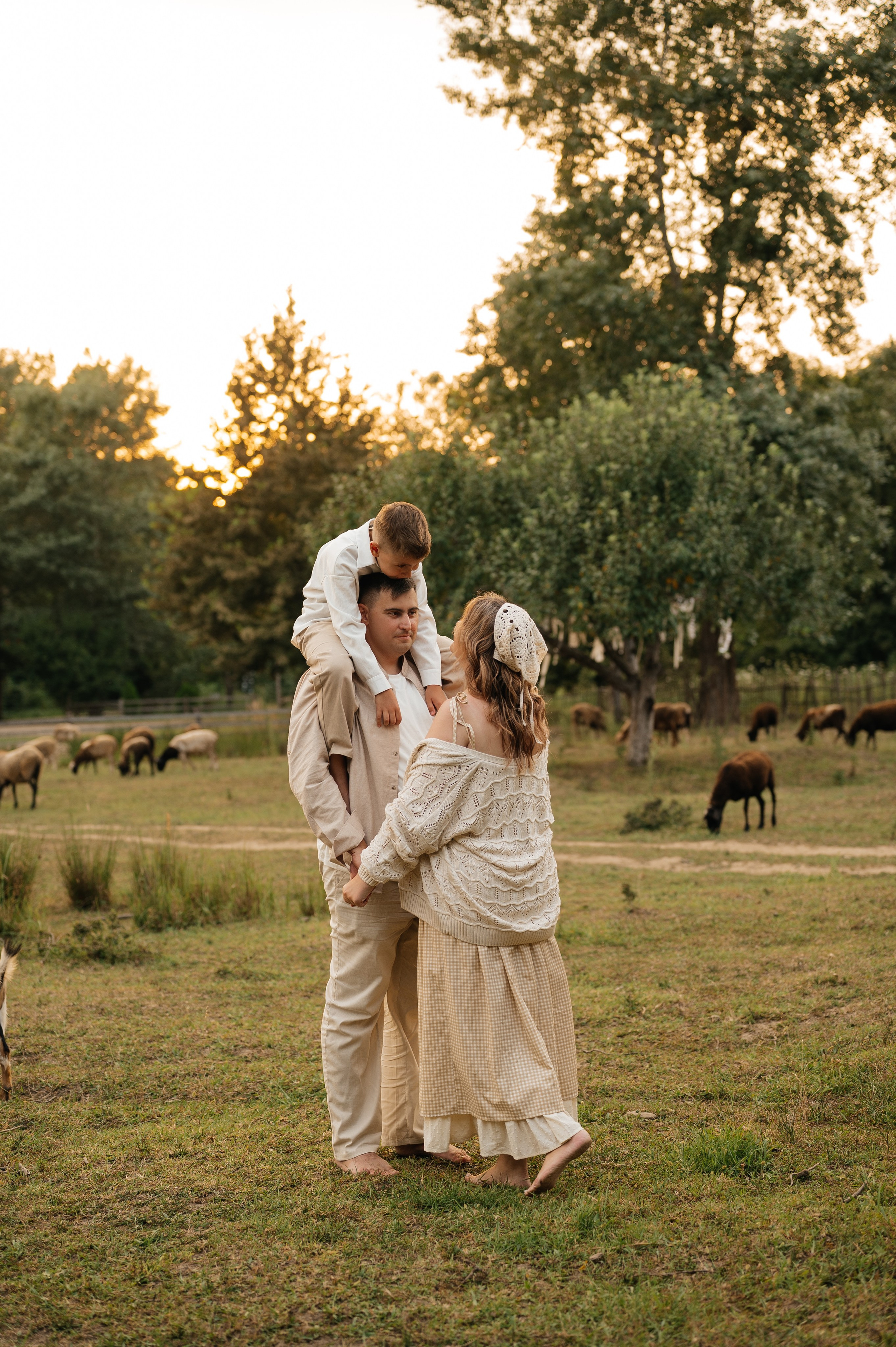 Семейная фотосессия на ферме. Свадебный и семейный фотограф в Краснодаре Алина Мельник