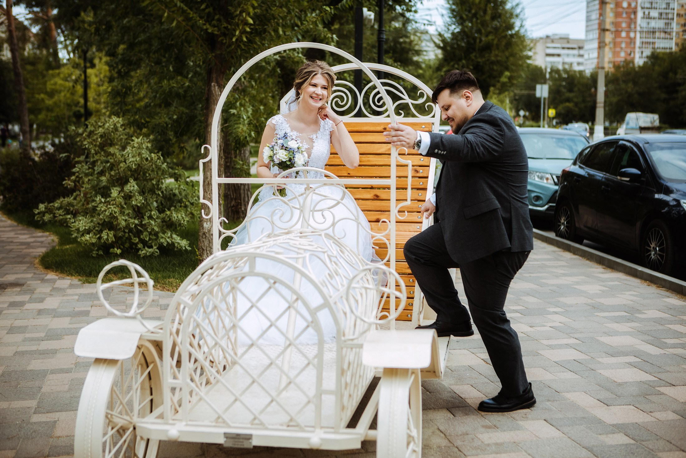 Свадебная фотосессия. Фотографы в городе Волгограде — Людмила Агеева и Алексей Околелов