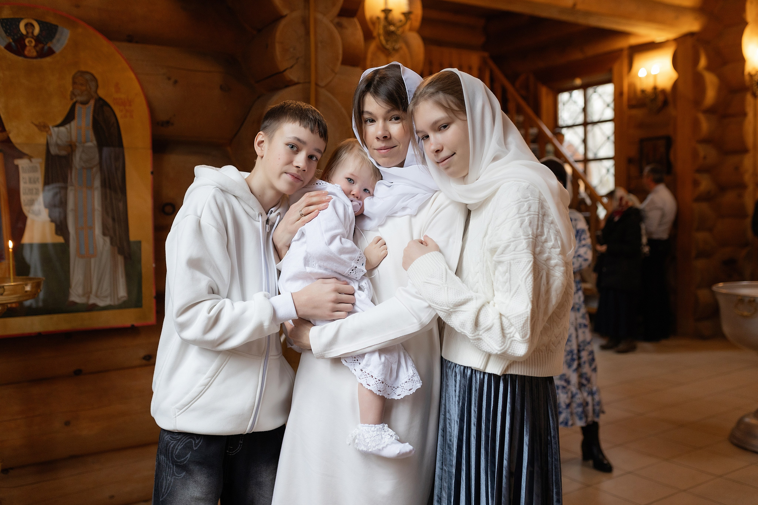 Таинство Крещения Ксении. Фотограф в Железнодорожном и Балашихе