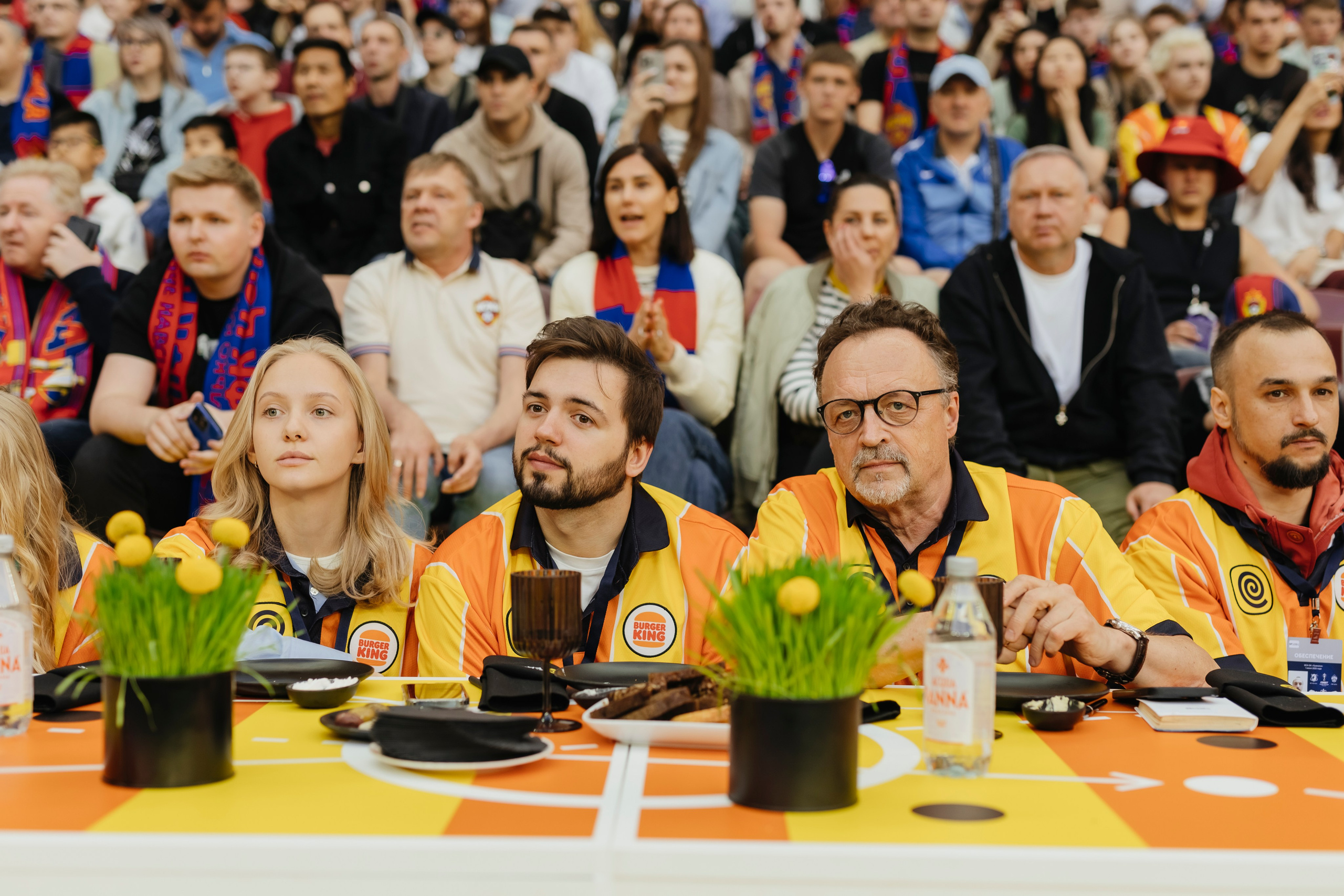 Яндекс Еда x Burger King На финале кубка России по футболу. Репортажный, event, концертный и backstage фотограф из Москвы Виталий Кривцов