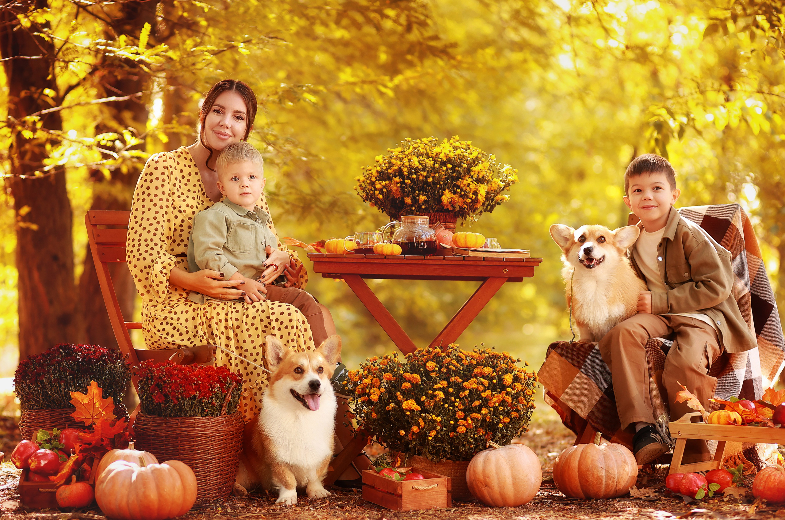 Пикник в парке. Детский семейный фотограф Краснодар