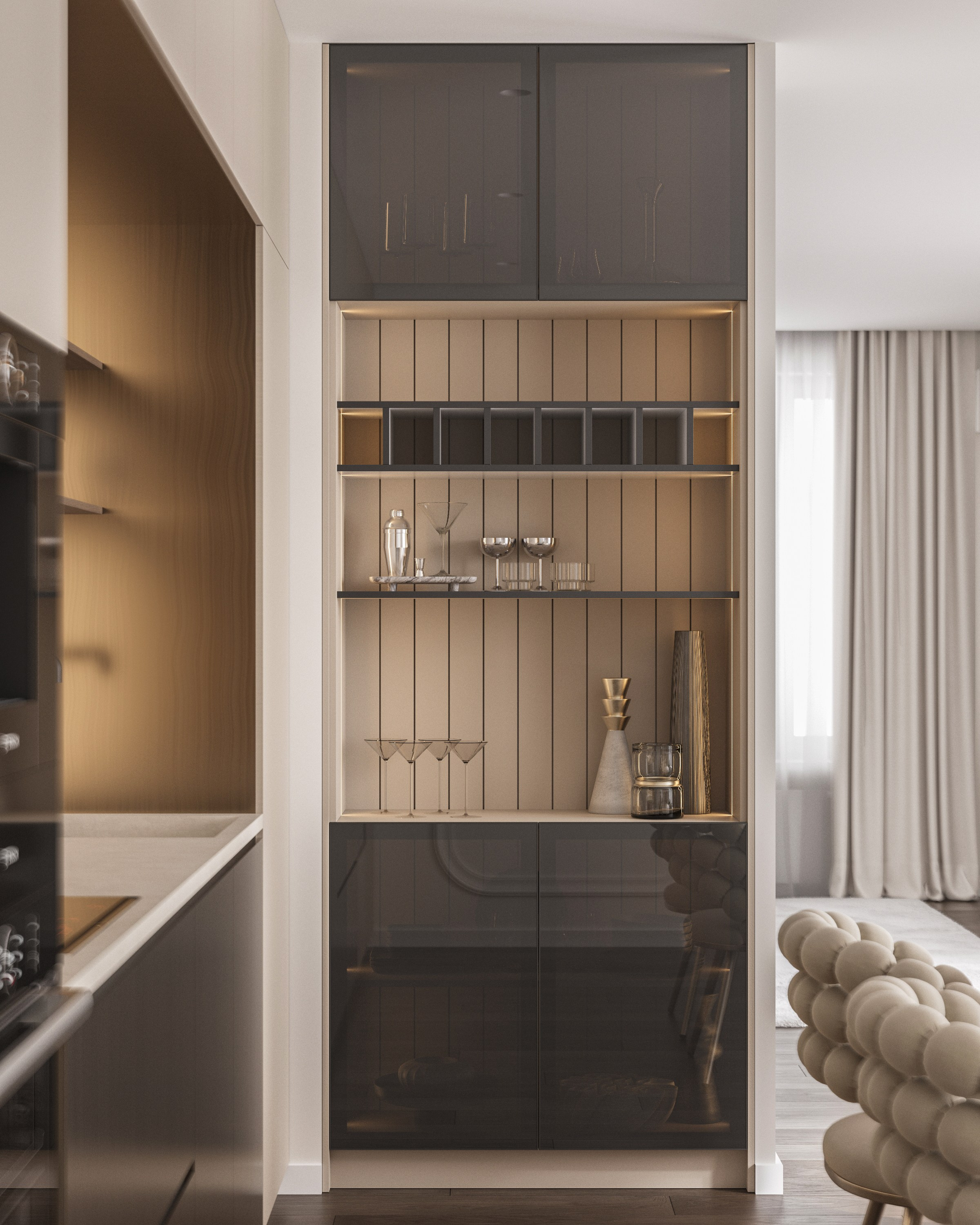 Country house | Kitchen. 3D визуализация интерьеров — Ирина