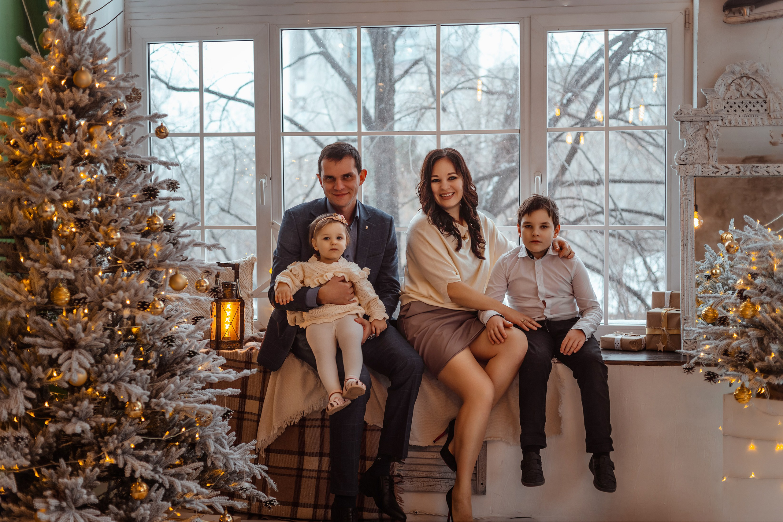 Новогодняя фотосессия семьи Подъячевых. Фотограф в Самаре | Катерина Гущина