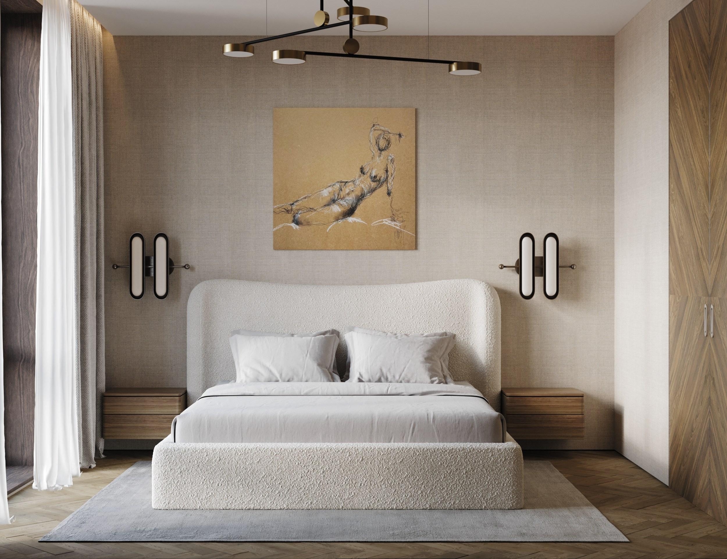 RIVERSKY / 107 м². Inside Form — студия, где проект начинается не с стен, а с человека. Индивидуальный подход, живой стиль