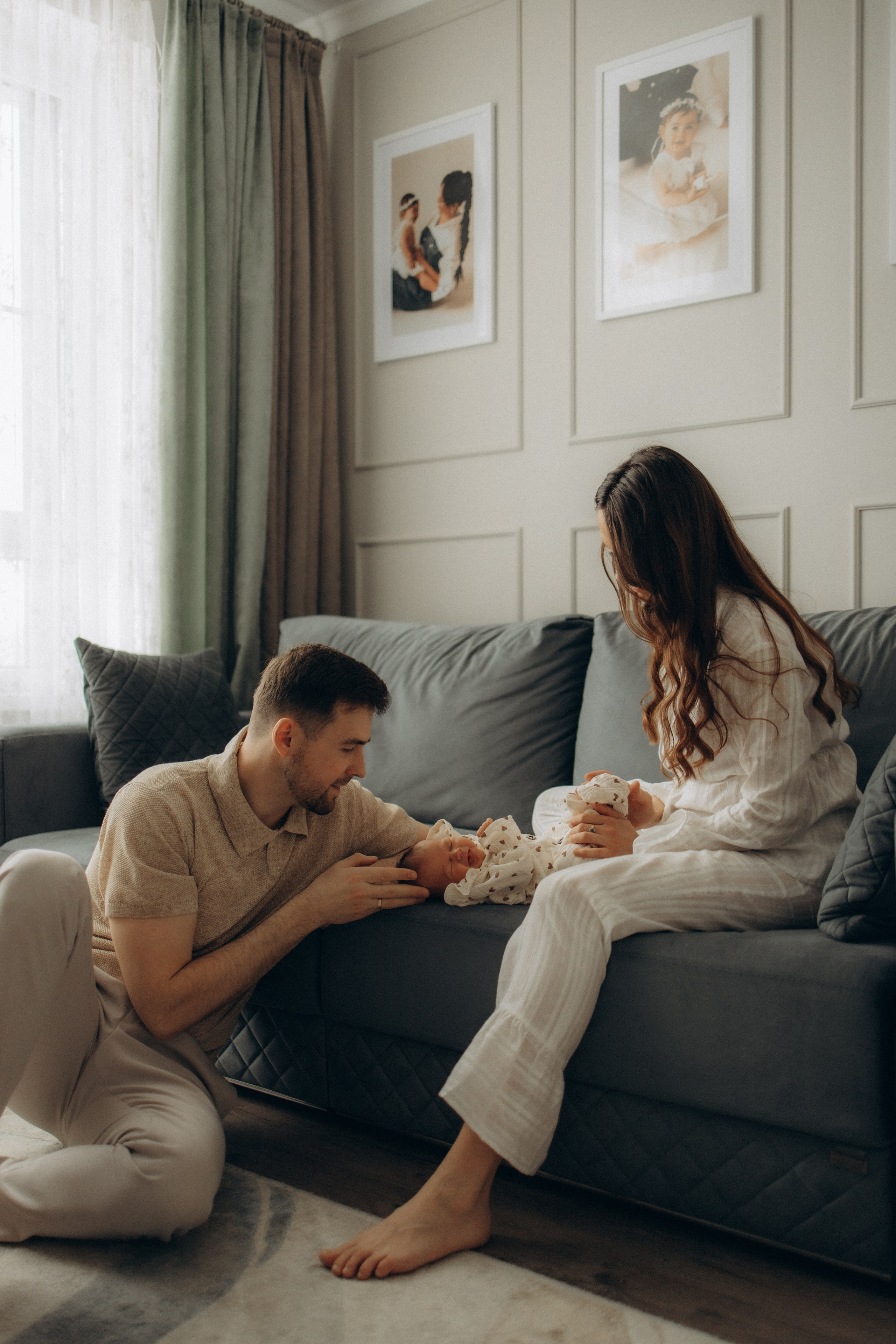 Маленькая кроха Есения. Семейный фотограф в Москве Анастасия Шалда