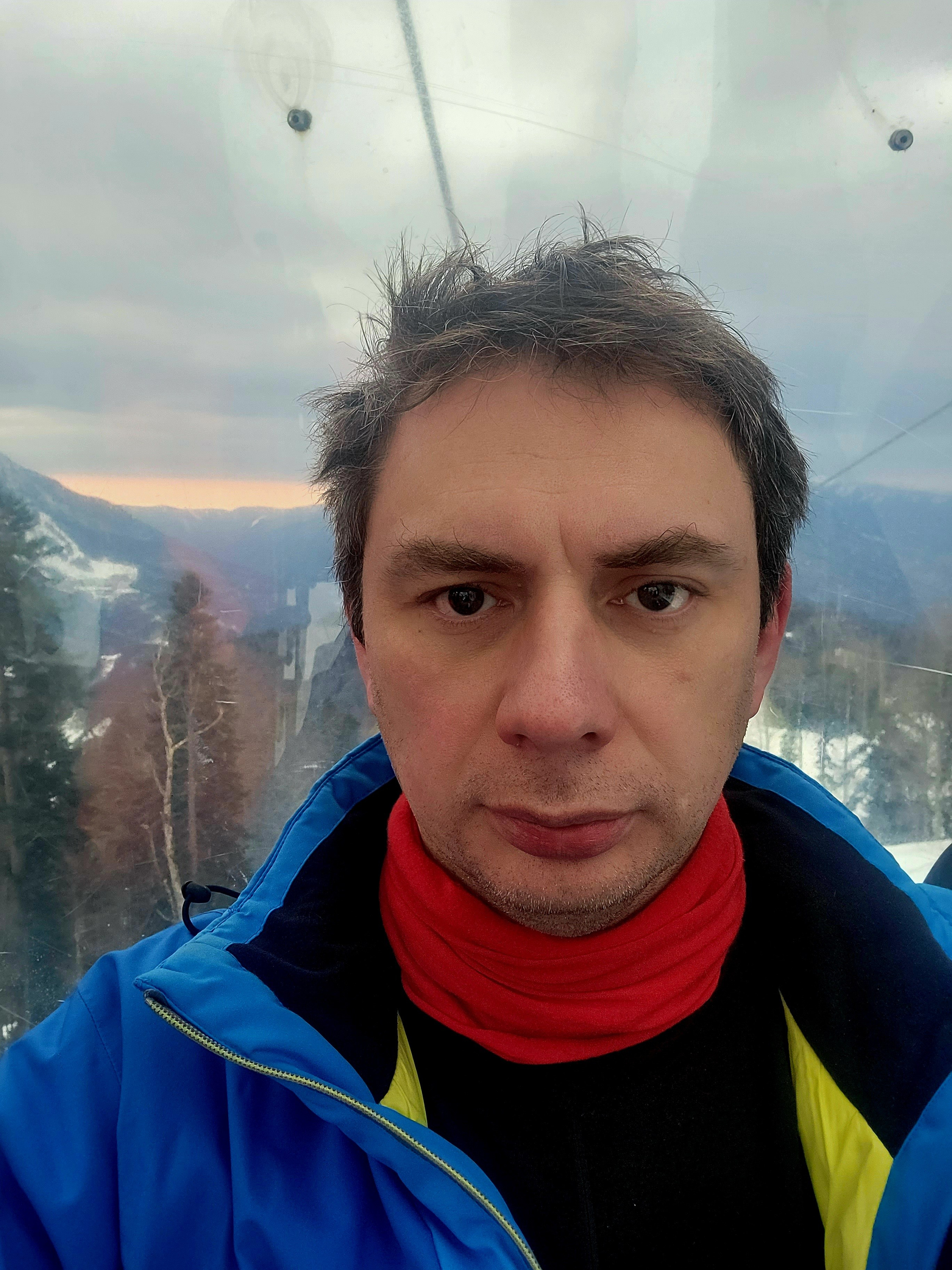 1.01 было солнечно, 2-ого погода начал хмуриться и туманиться