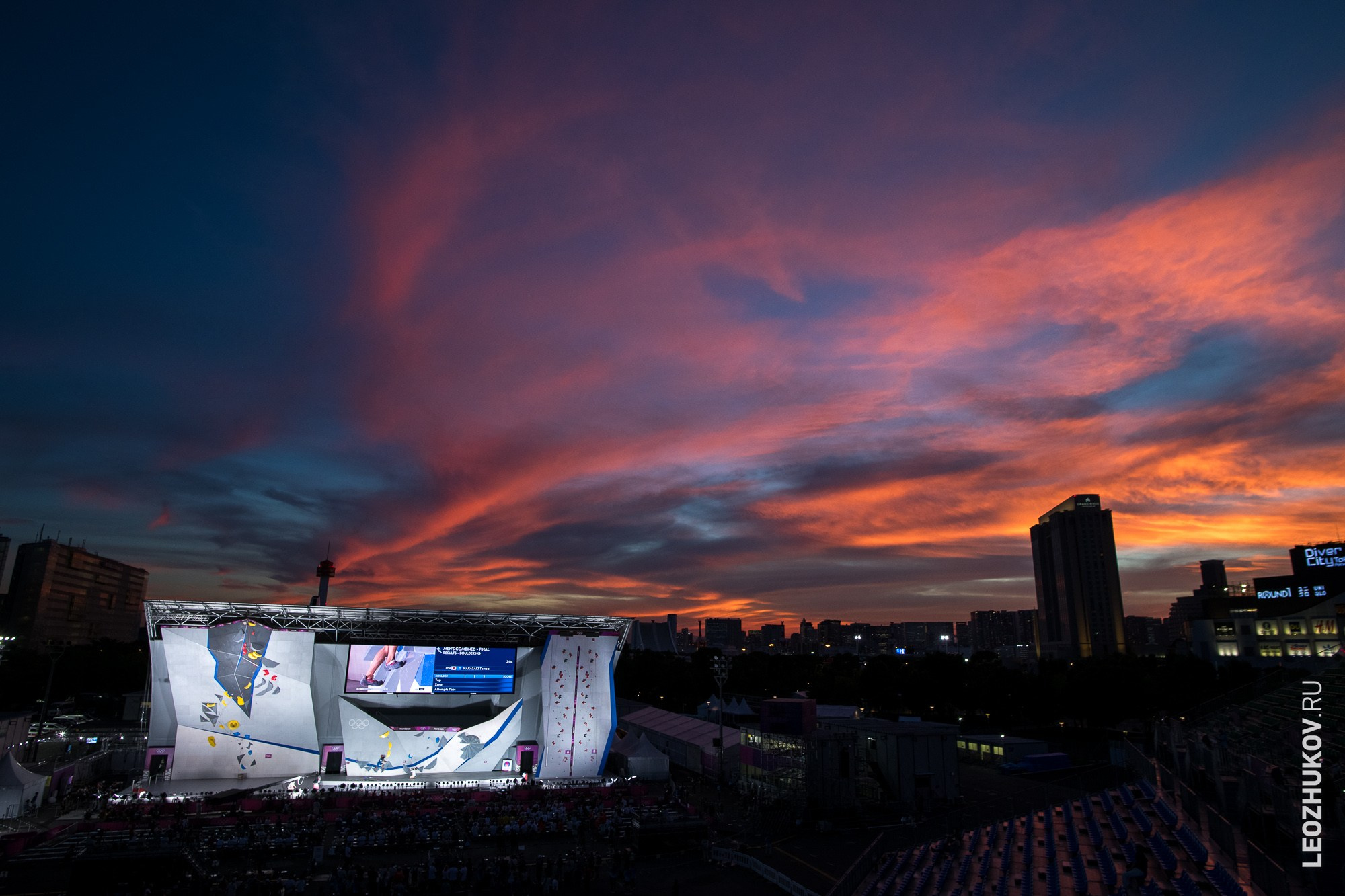 Tokyo-2020 Olympic games. Sports photographer Leonid Zhukov