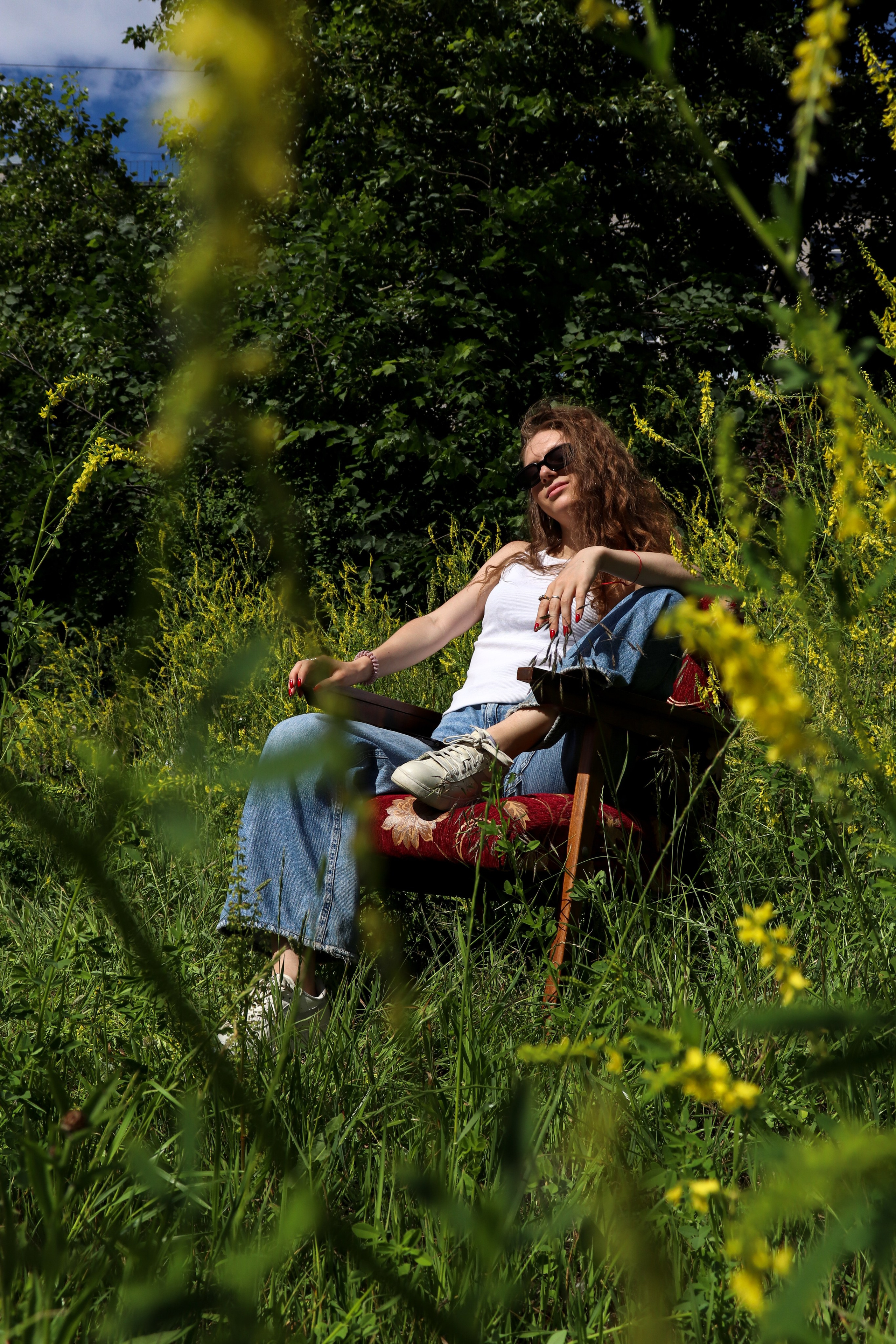 Модная съёмка во дворе. Ивентный фотограф в Санкт-Петербурге Олег Комков