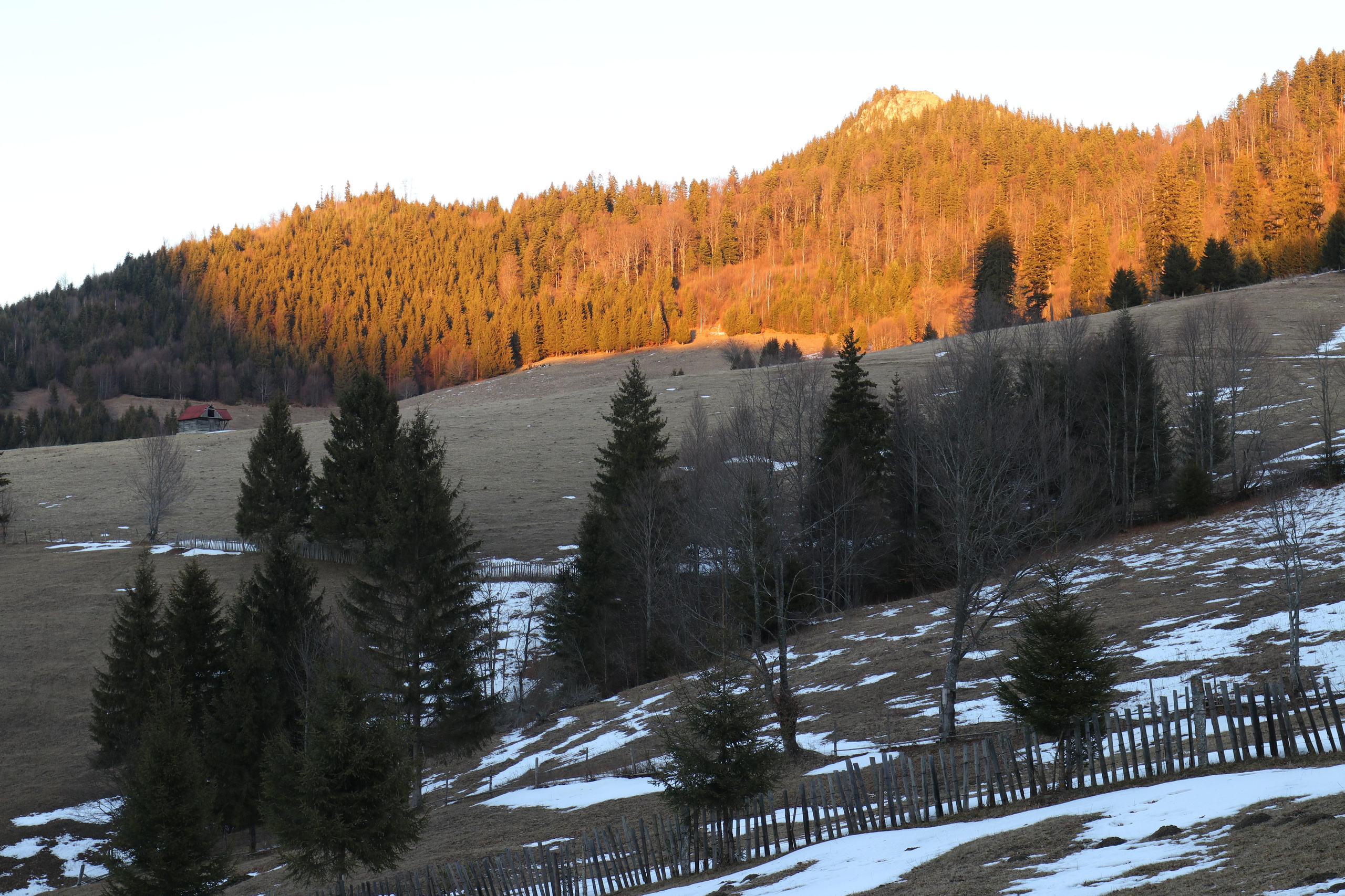 Закат в горах