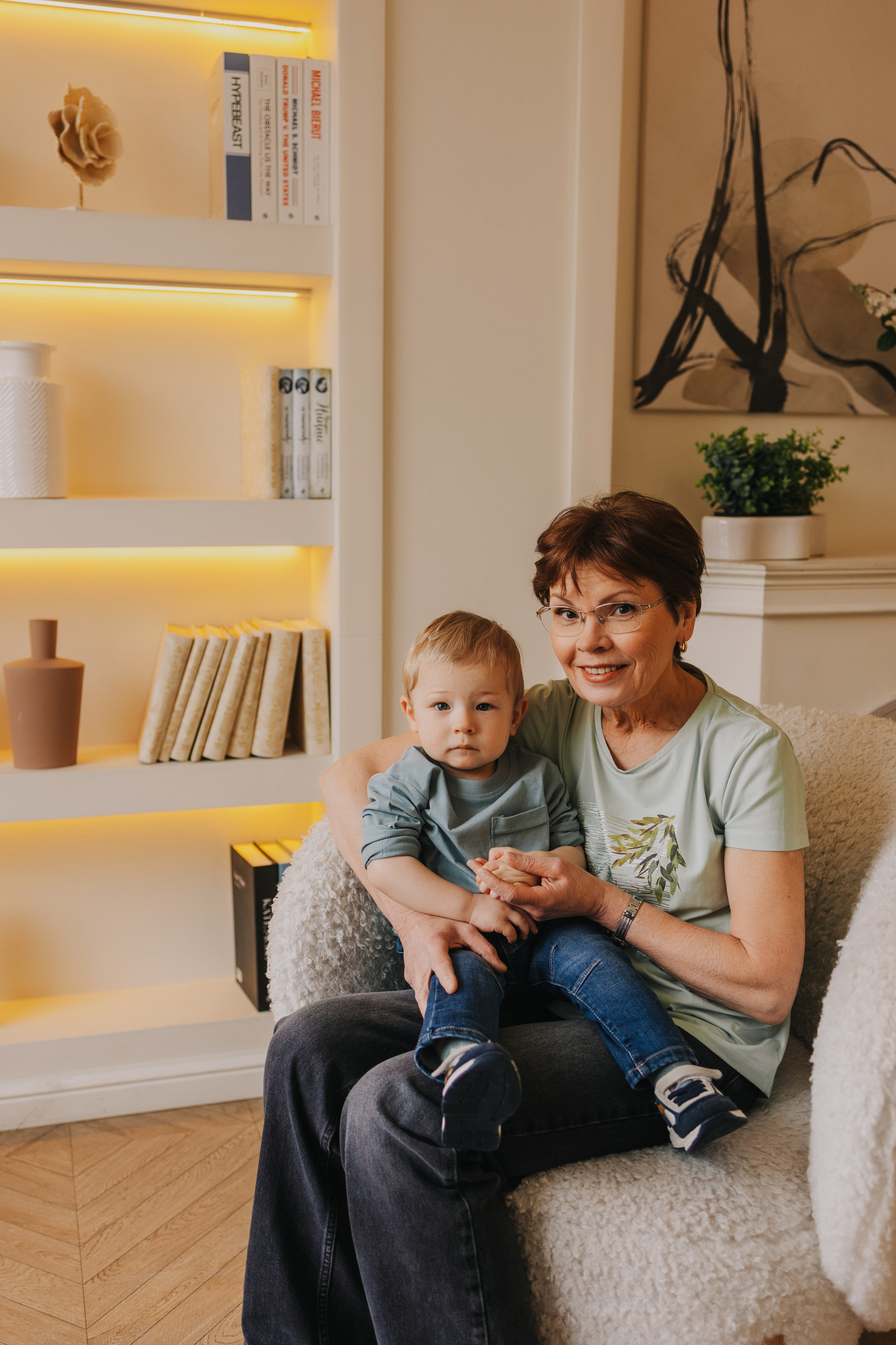 Большая семья. Домашняя фотосессия