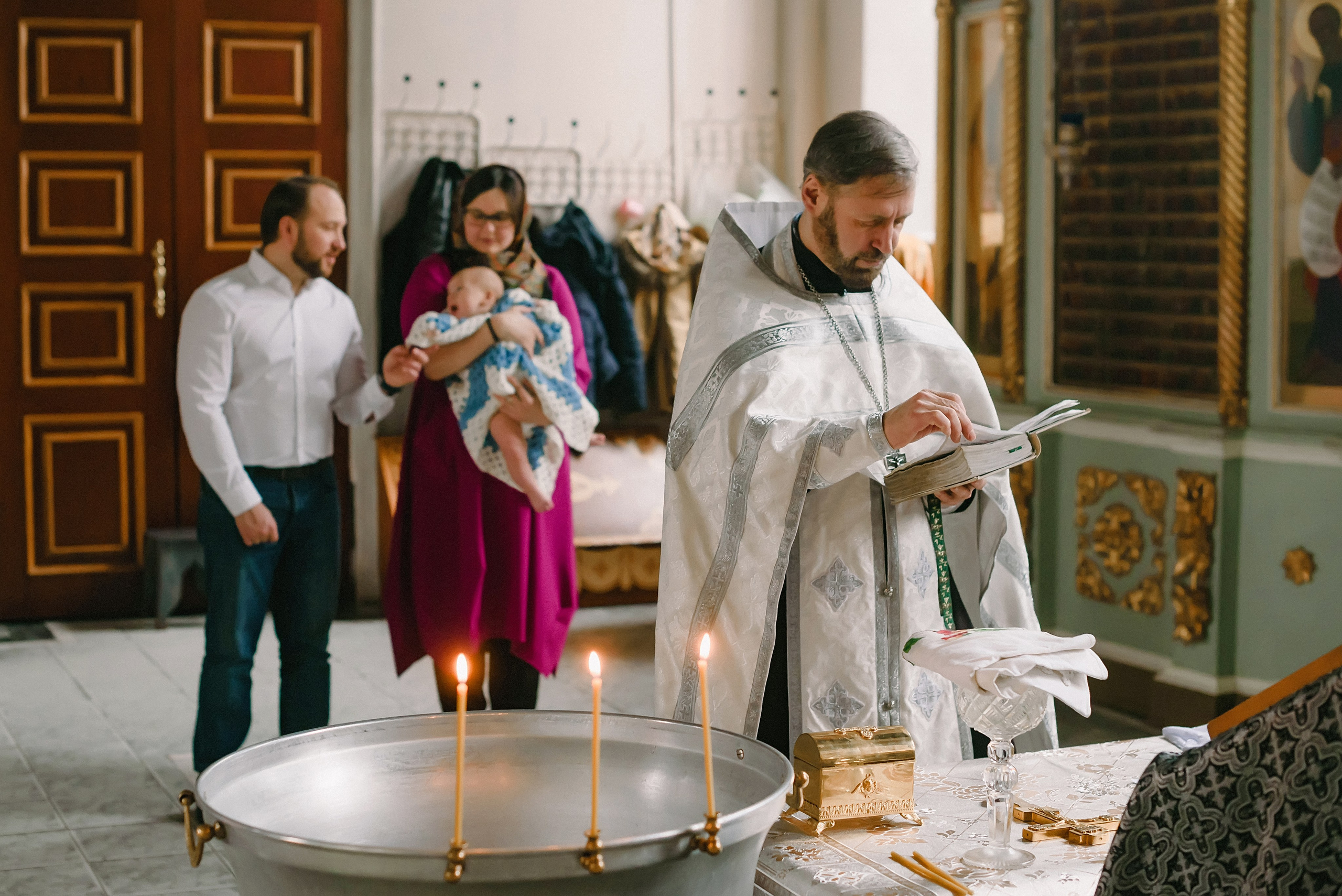 Таинство Крещения. Семейный и детский фотограф в Обнинске, Калуге, Москве