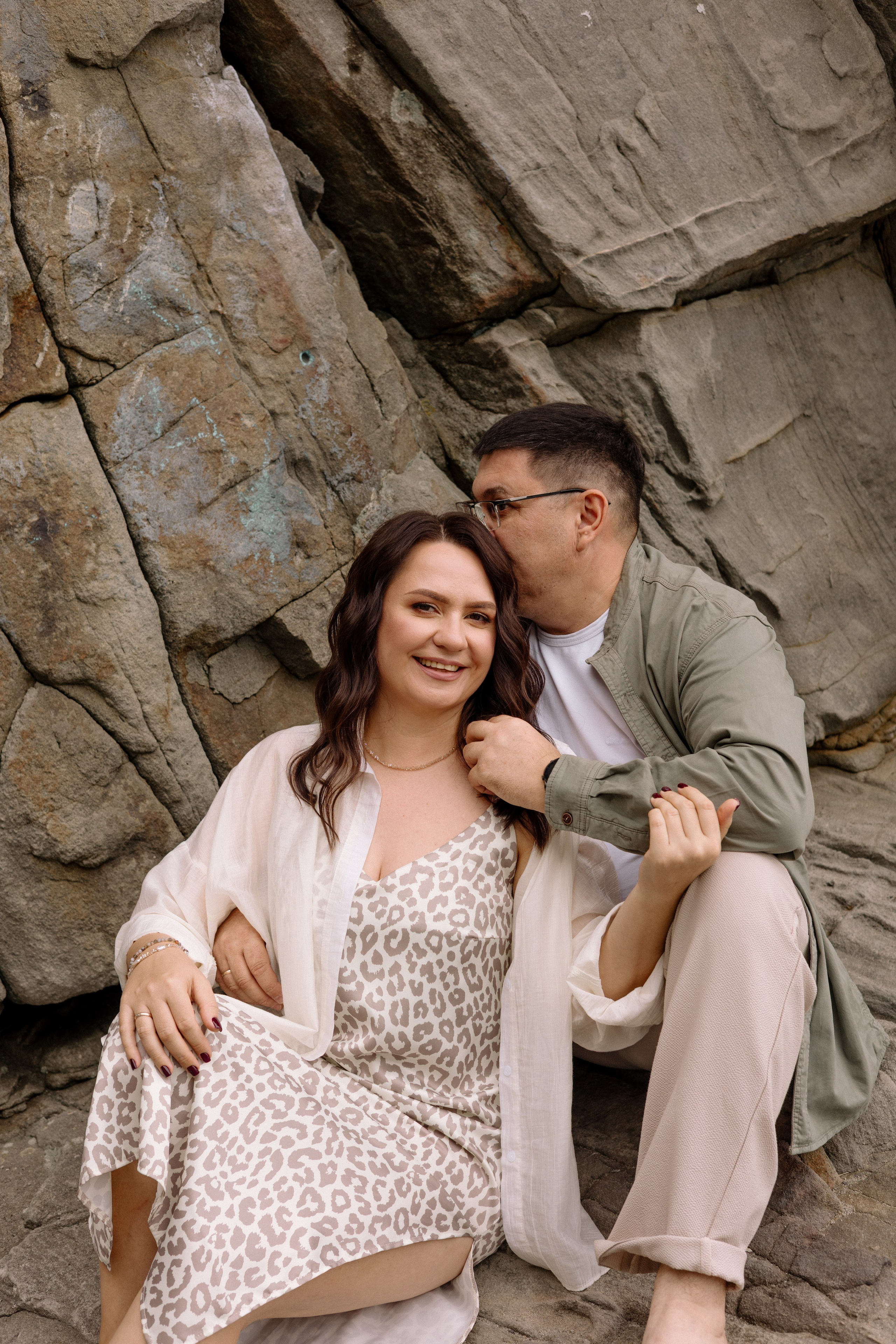 Артем с родителями у моря. Портретный, свадебный, репортажный фотограф во Владивостоке Юлиана Джули Фокс