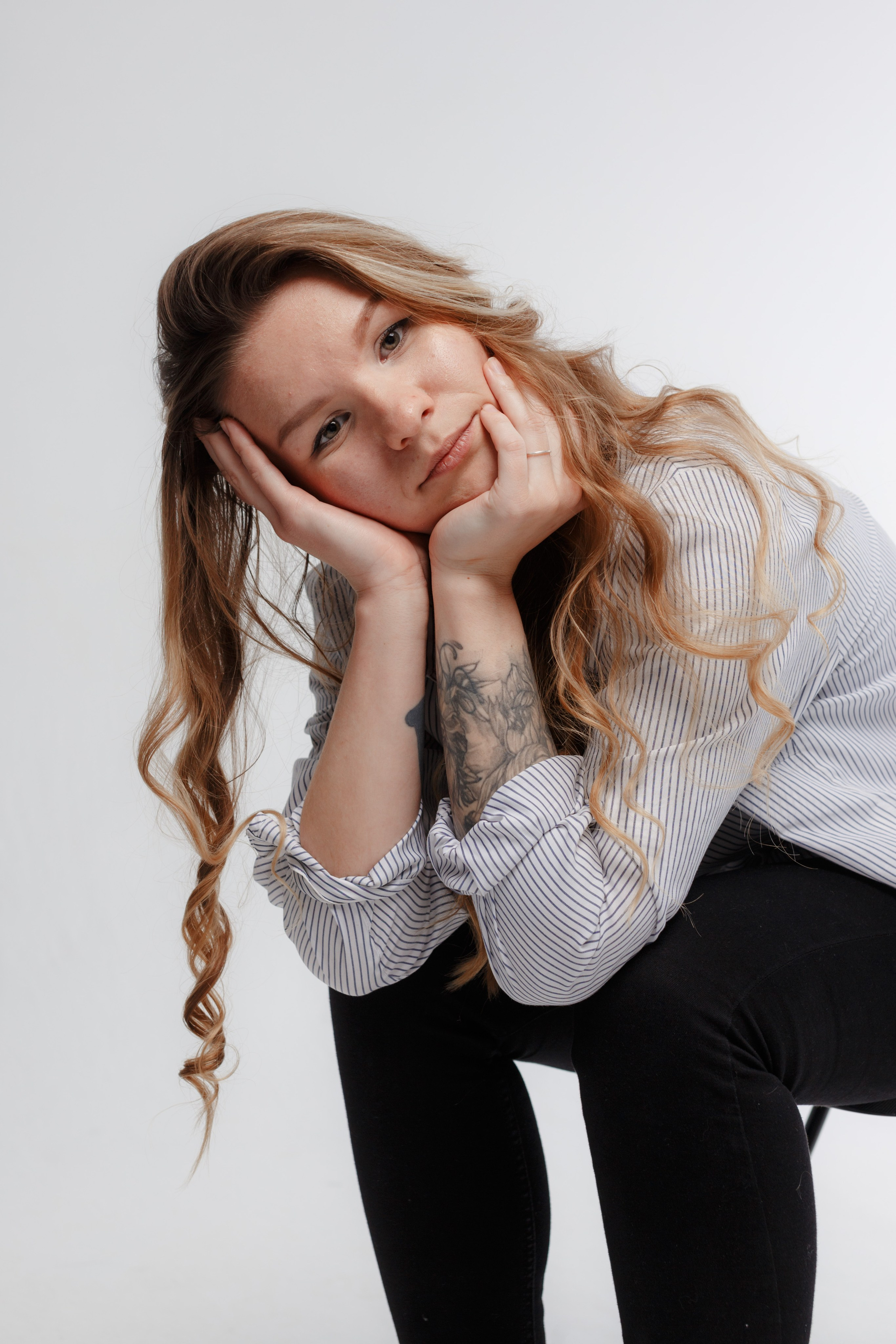 Маша в студии. Портретный и концертный фотограф в Москве Тугарин Александр