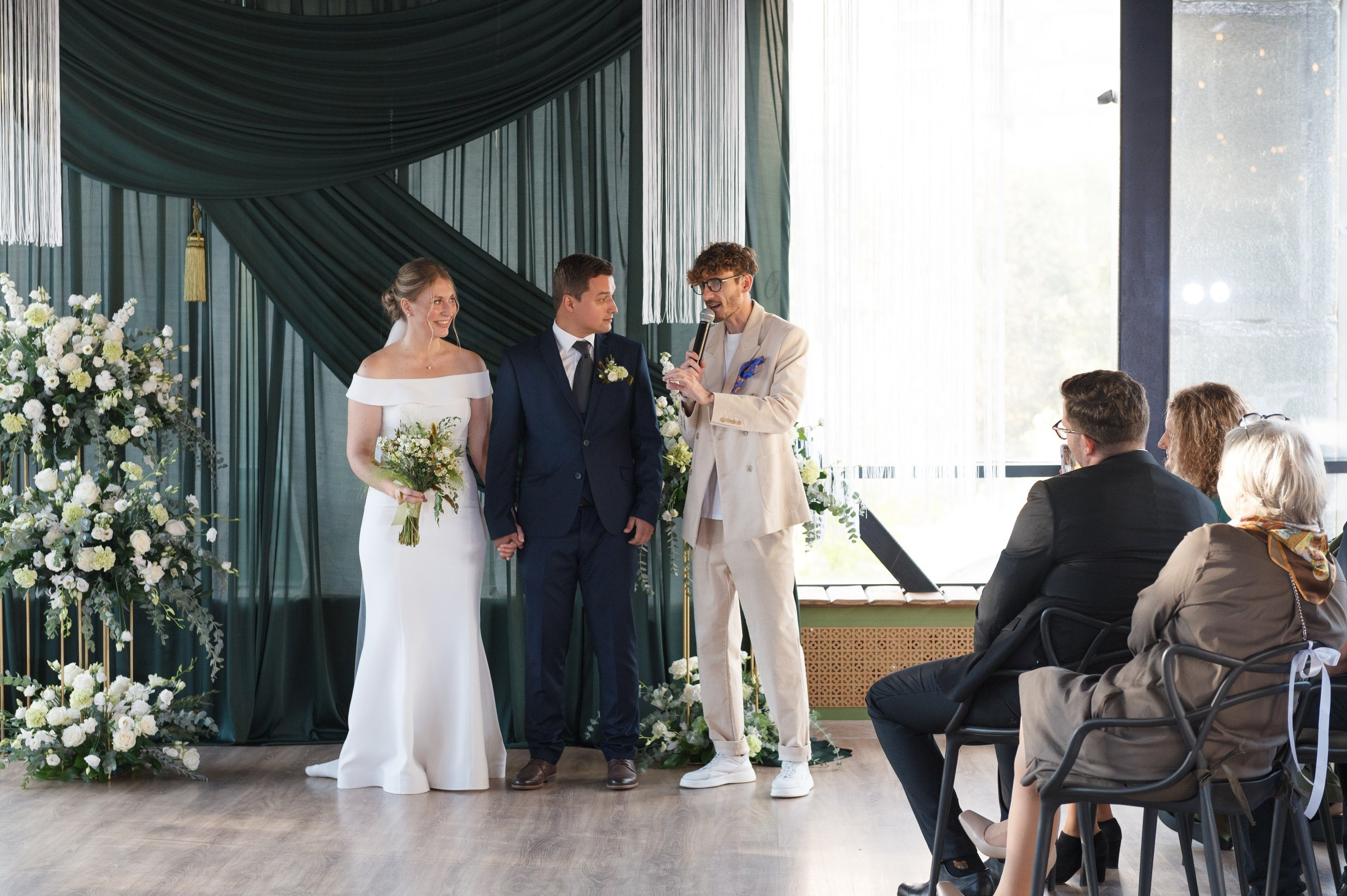 Свадьба в ресторане Берег в Москве. Праздничное агентство ПИОН