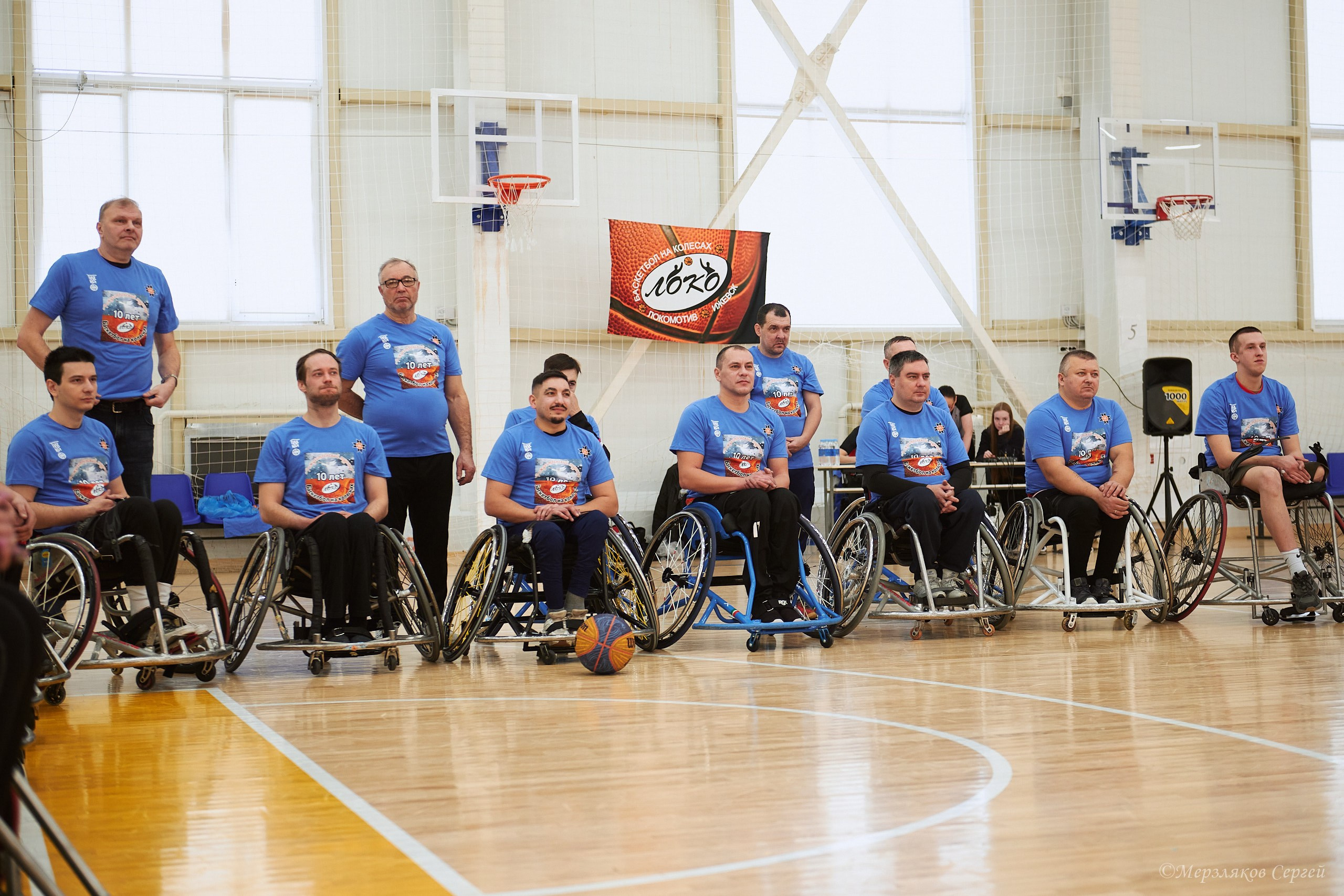 X традиционный Рождественский турнир по баскетболу на колясках. Ижевск. Спортивный репортажный фотограф в Ижевске Сергей Мерзляков