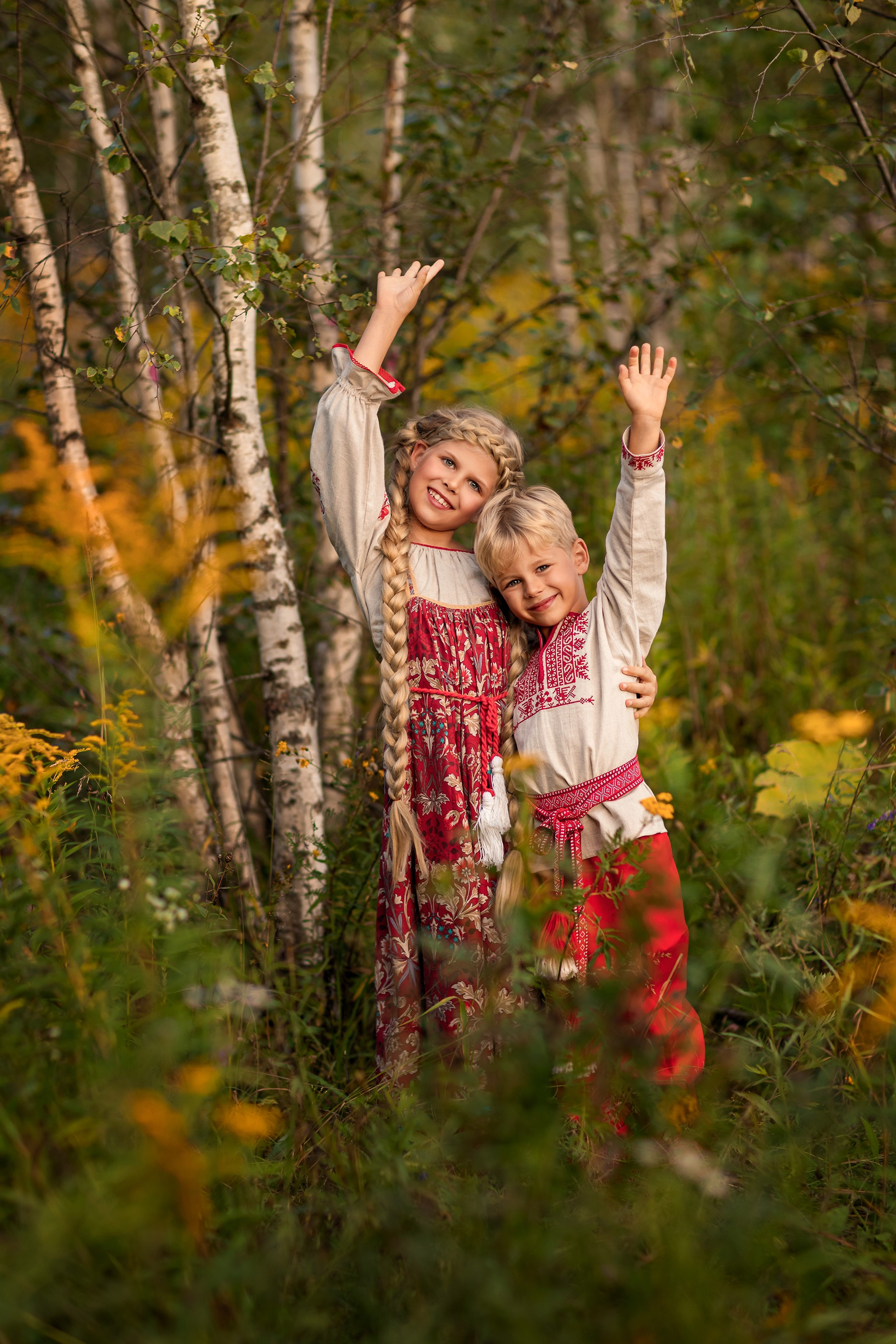 Семейная съемка с животными. Детский и семейный фотограф Елена Михайлова в Москве