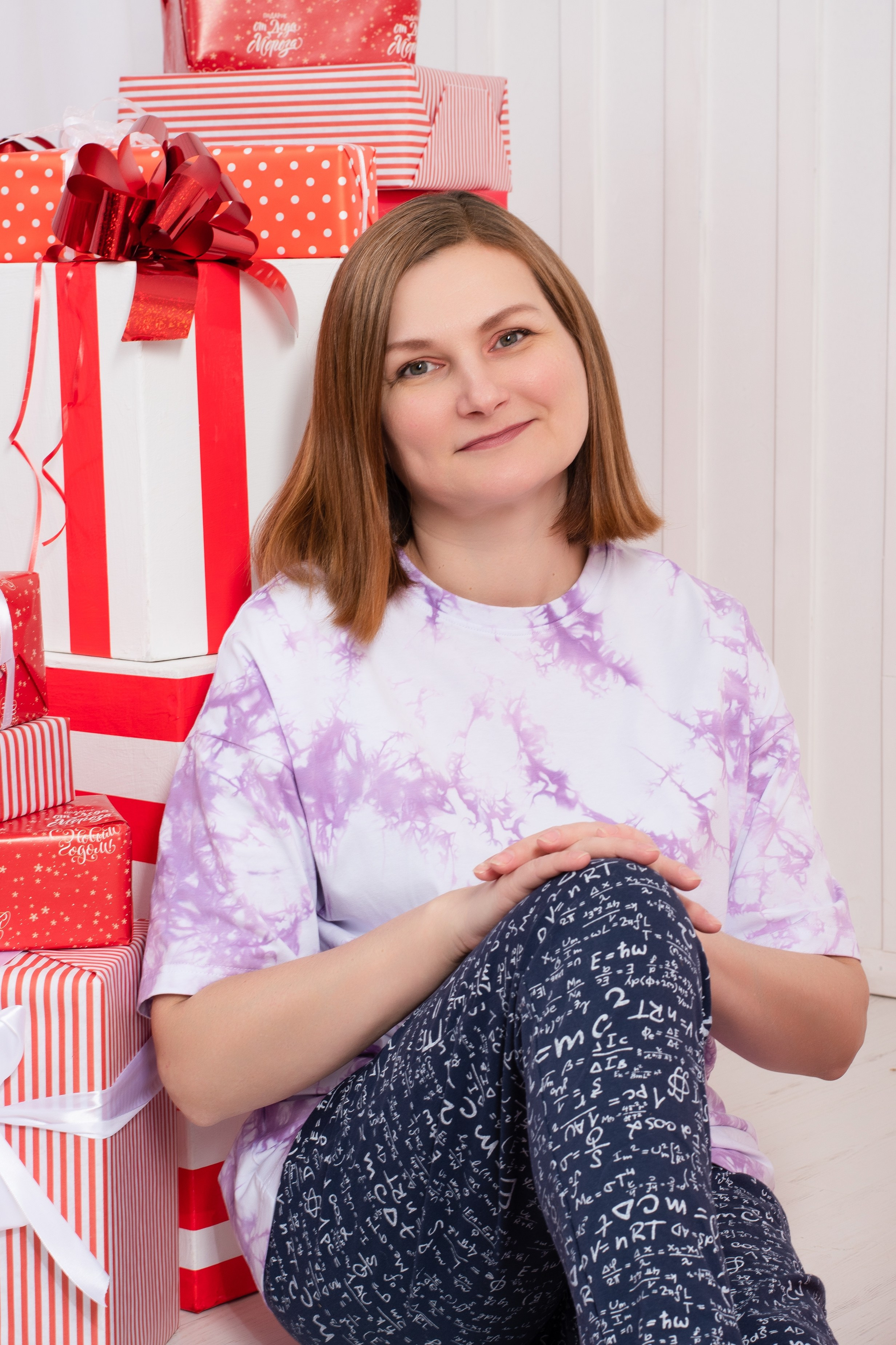 Светлана с семьей. Студийная съемка. Екатерина Бикбаева фотограф, видеограф, медиа-продюсер