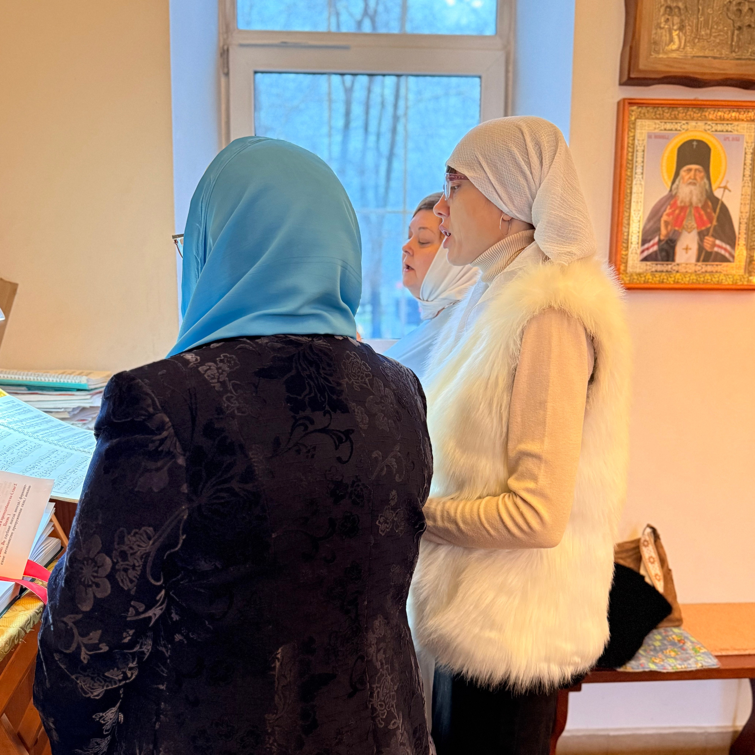 Божественная литургия в храме Нечаянной Радости. Саратовское Юго-Западное благочиние