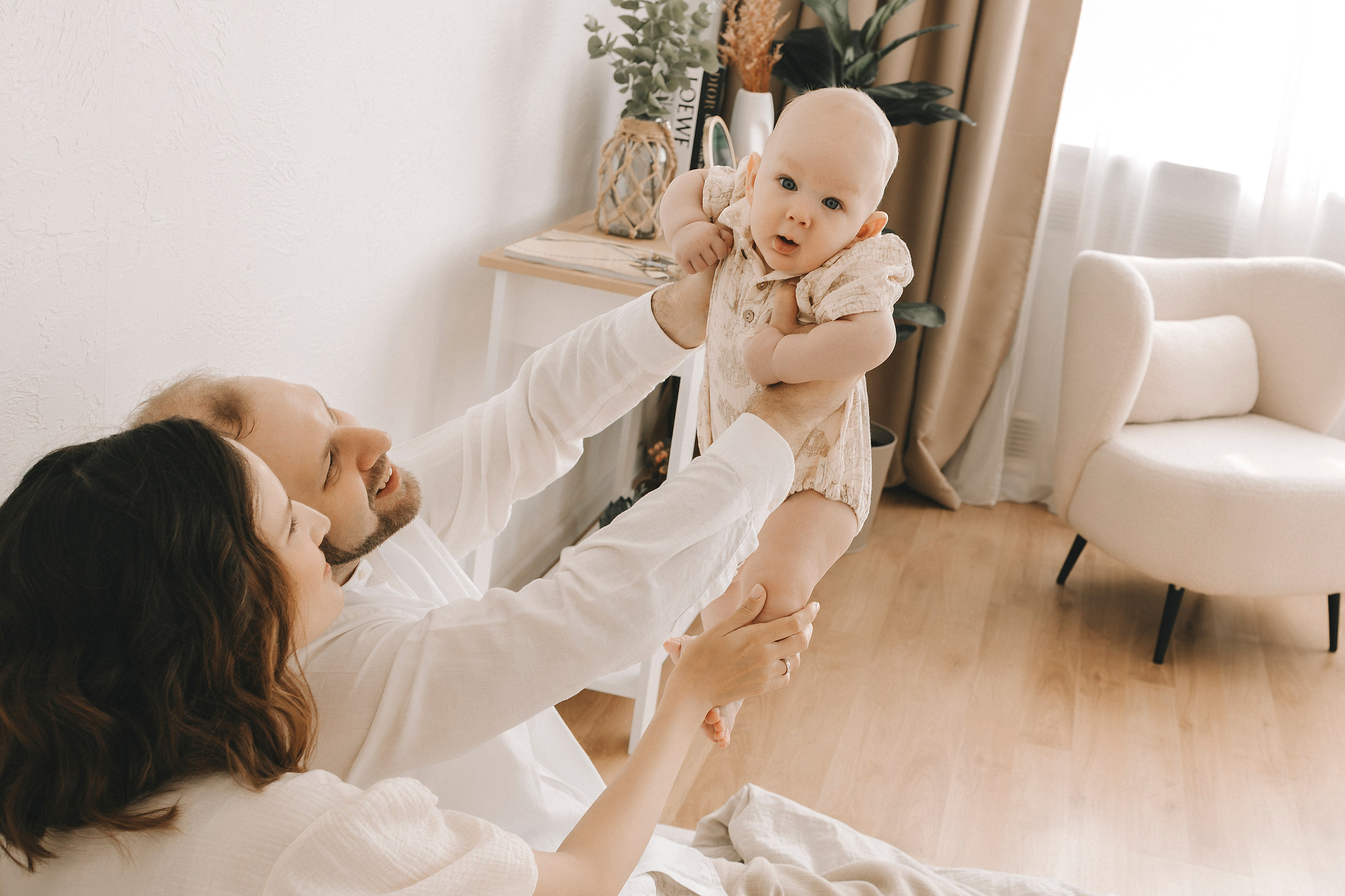 Семейная фотосессия Lifestyle. Фотограф новорожденных в Москве Кристина Левит