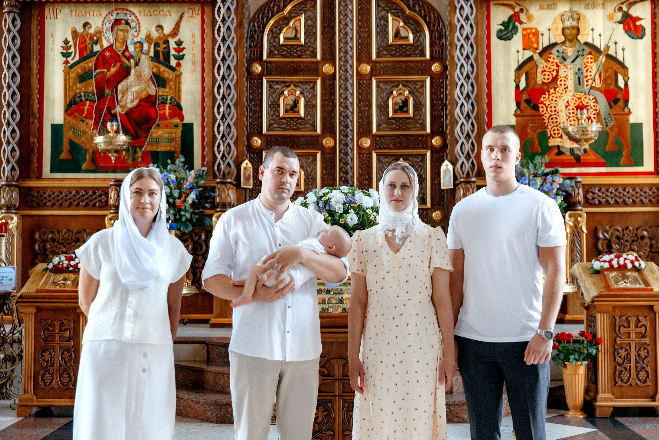 Таинство Крещения Михаила. Свадебный и Семейный Фотограф в Краснодаре