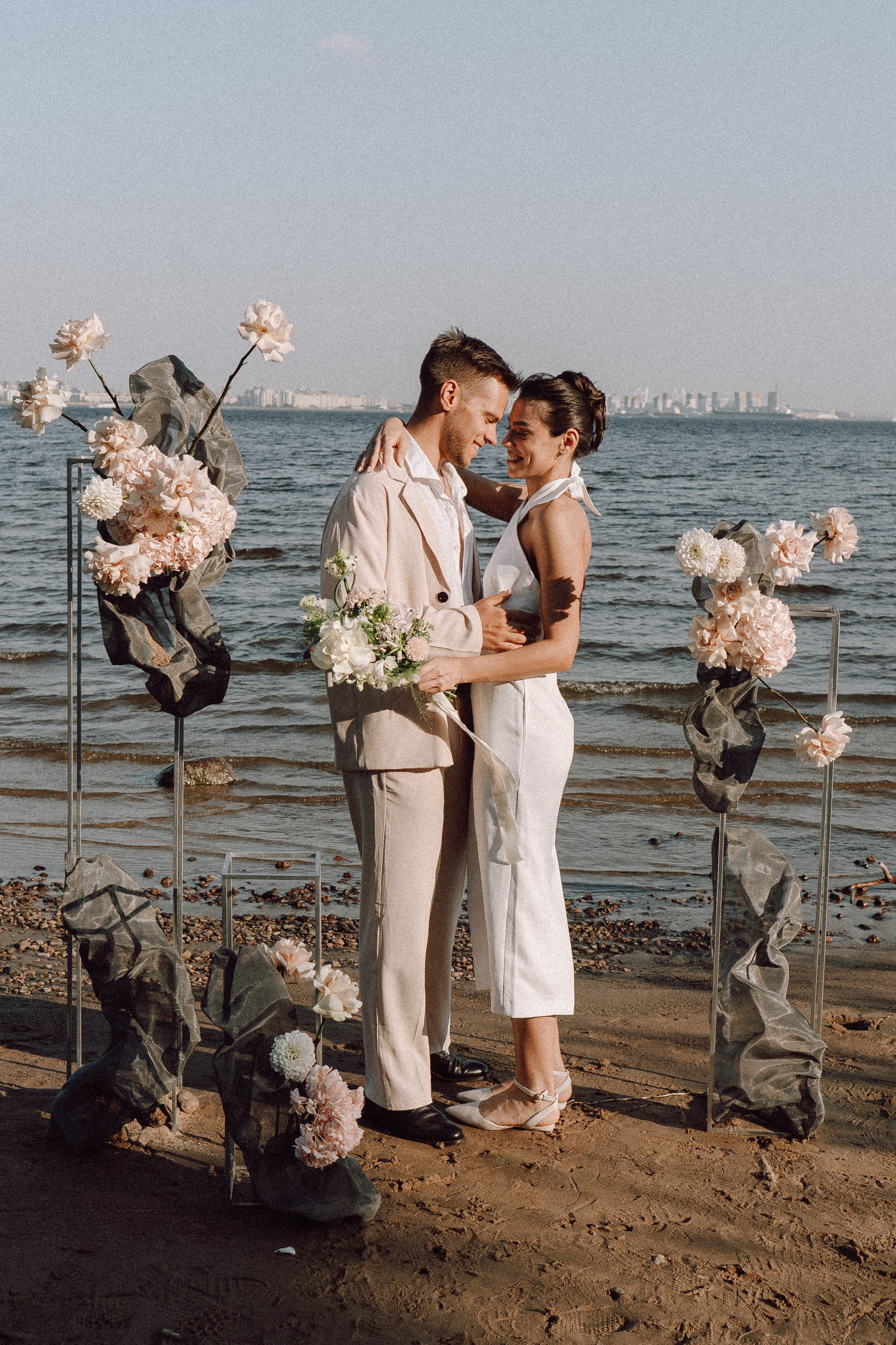 СВАДЕБНАЯ ФОТОСЕССИЯ ВЫЕЗДНОЙ ЦЕРЕМОНИИ (ФИНСКИЙ ЗАЛИВ). Профессиональный фотограф, Санкт-Петербург — Виктория Богомолова