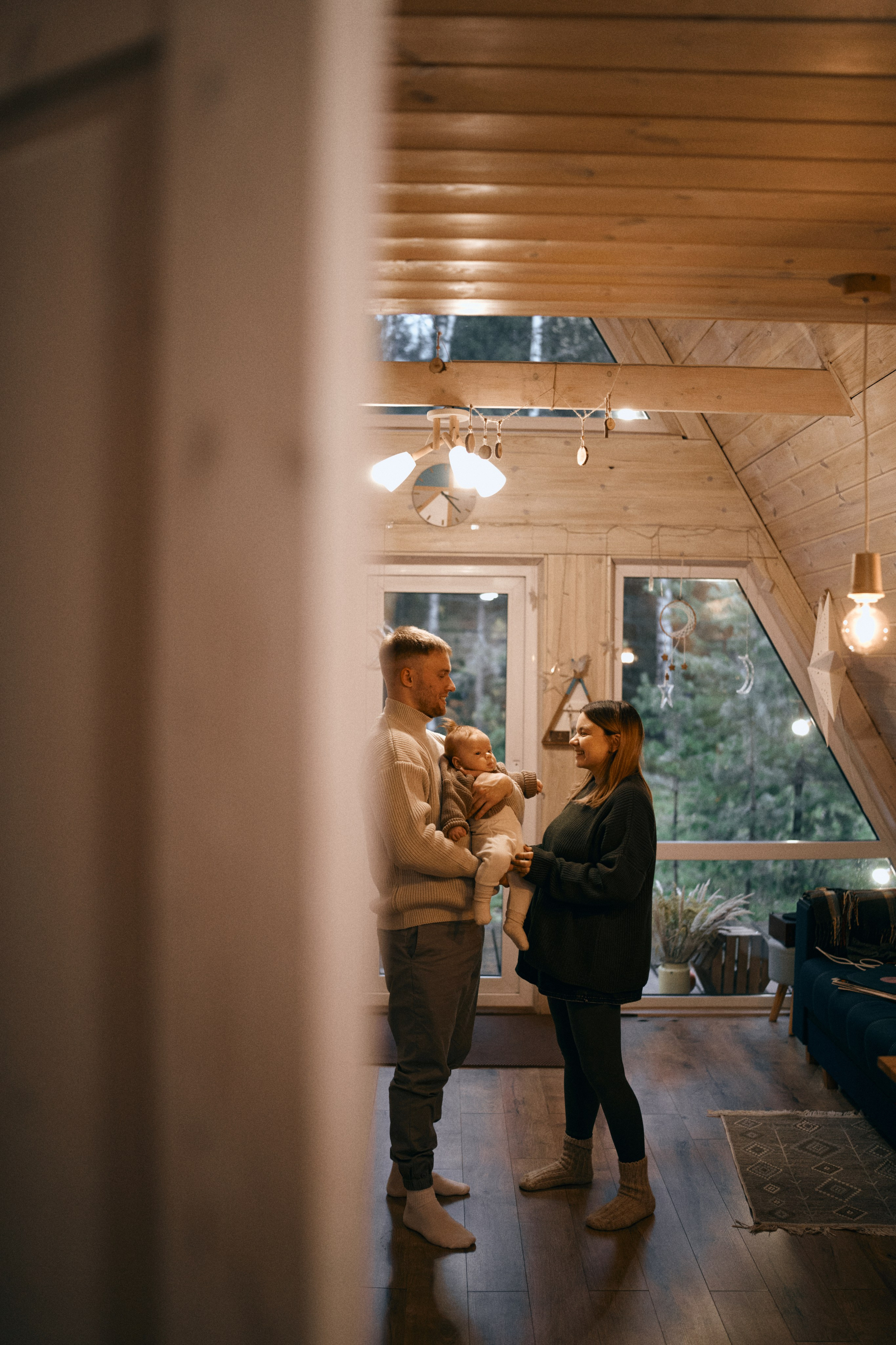 Осень, домик, семья. Фотограф Киров Анжелика Некрасова