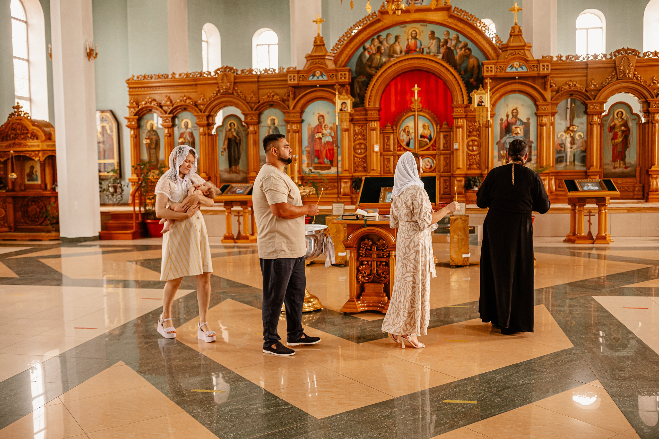 Крещение в Кропоткине. Свадебный фотограф Кропоткин Краснодар