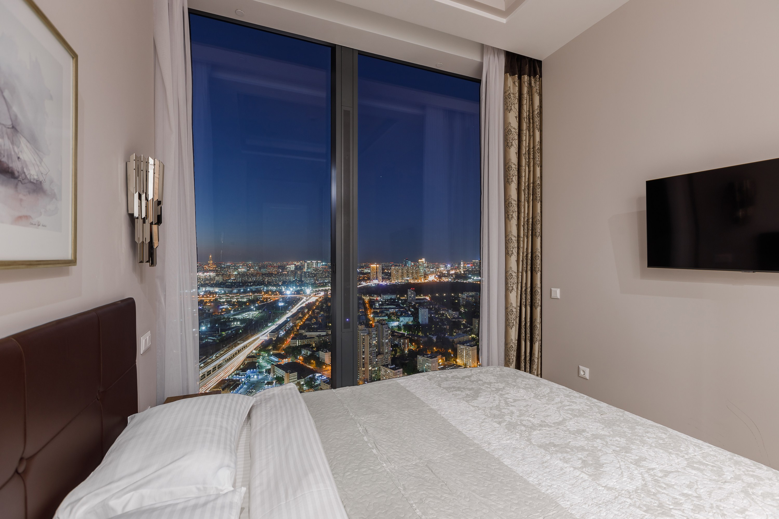 Апартаменты в башне Нева. Интерьерный фотограф в Москве Роман Потапов