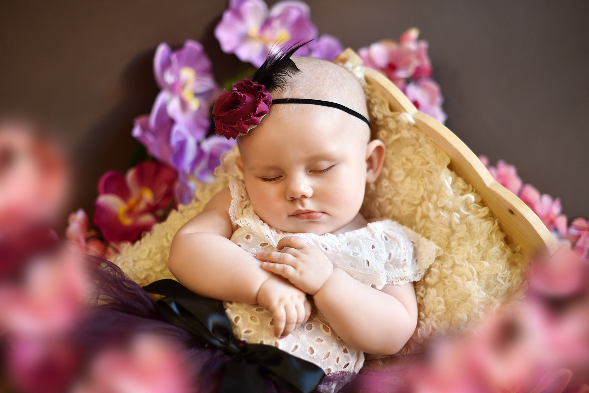 Дашенька — 5 месяцев. Фотограф беременности и новорожденных малышей Анастасия Никитина