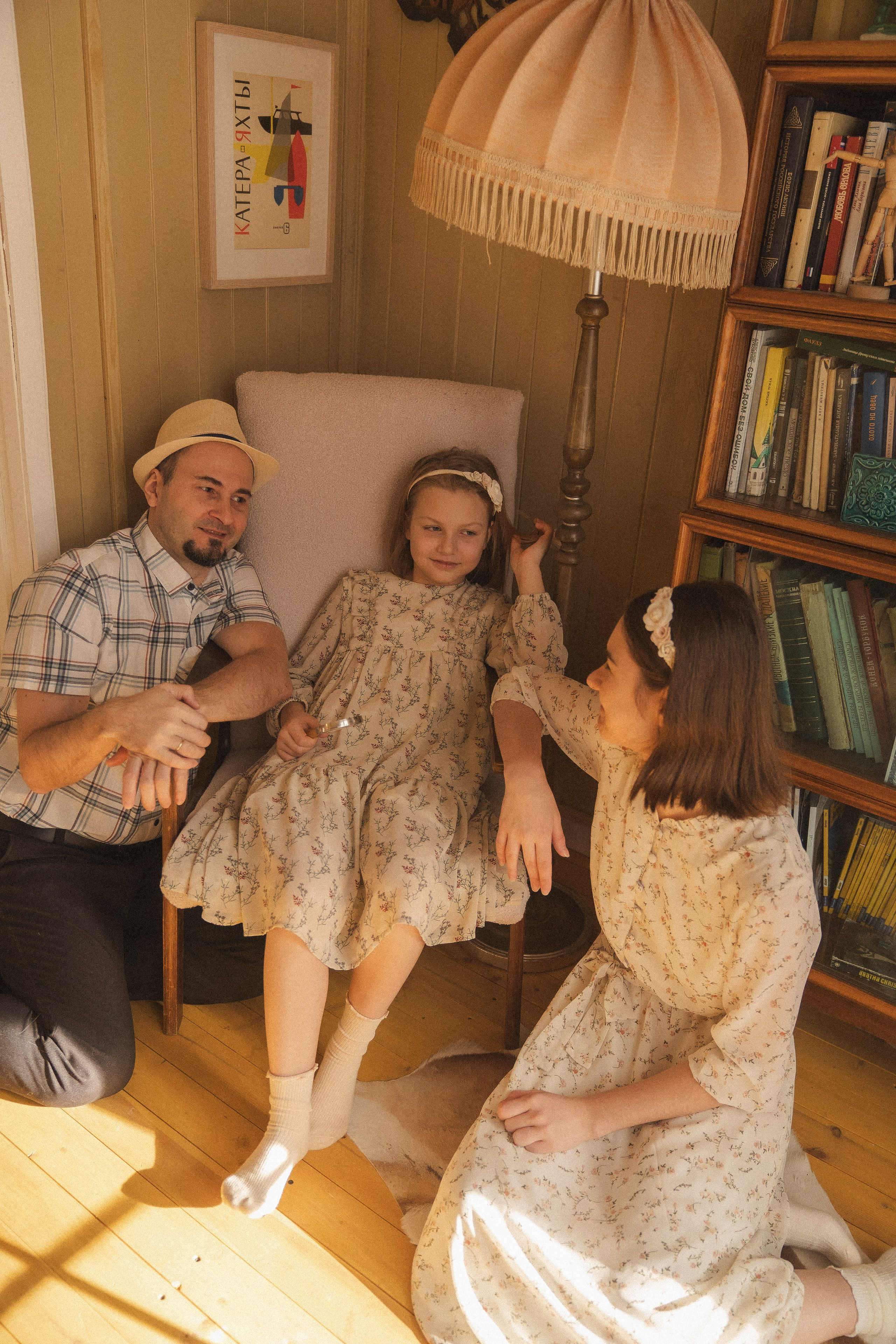 Дочки с папой. Семейный и детский фотограф в Сергиев Посаде, Хотьково Якимчук Любовь