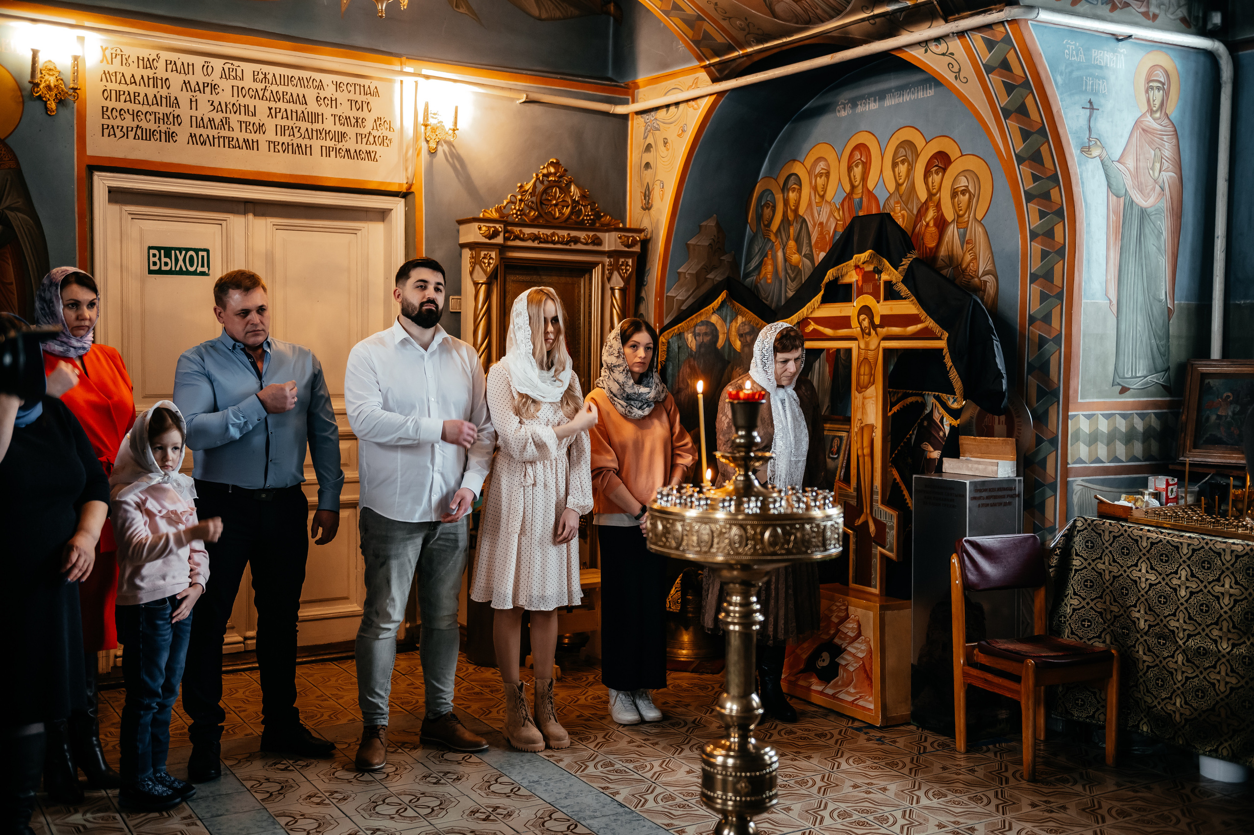 Дарья, Церковь Марии Магдалины, Улиткино. Свадебный и семейный фотограф Виктория Носачёва. Щелково, Москва и МО