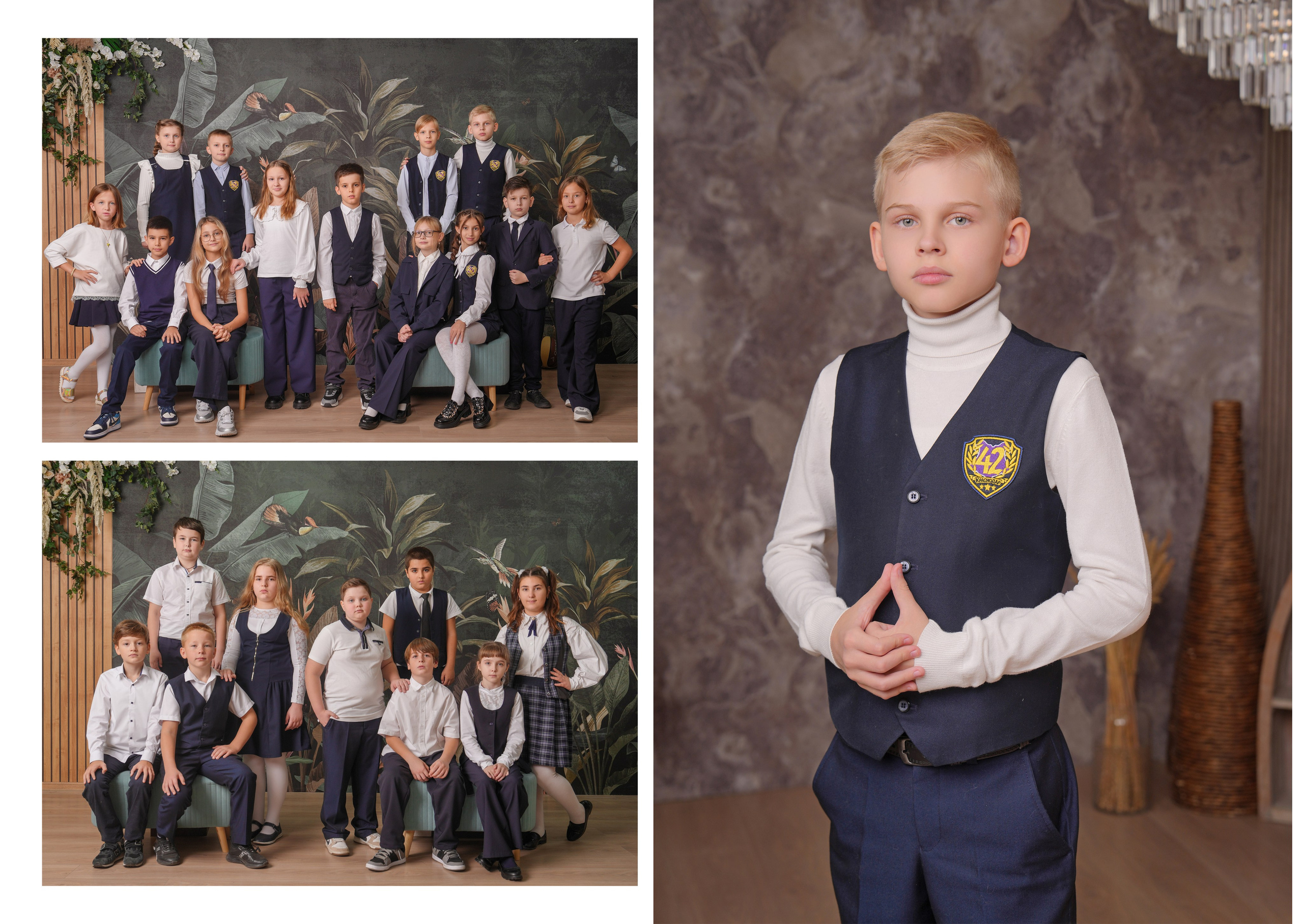 ШКОЛА 42 — 4 «Д» класс. Красивый выпускной альбом в Краснодаре