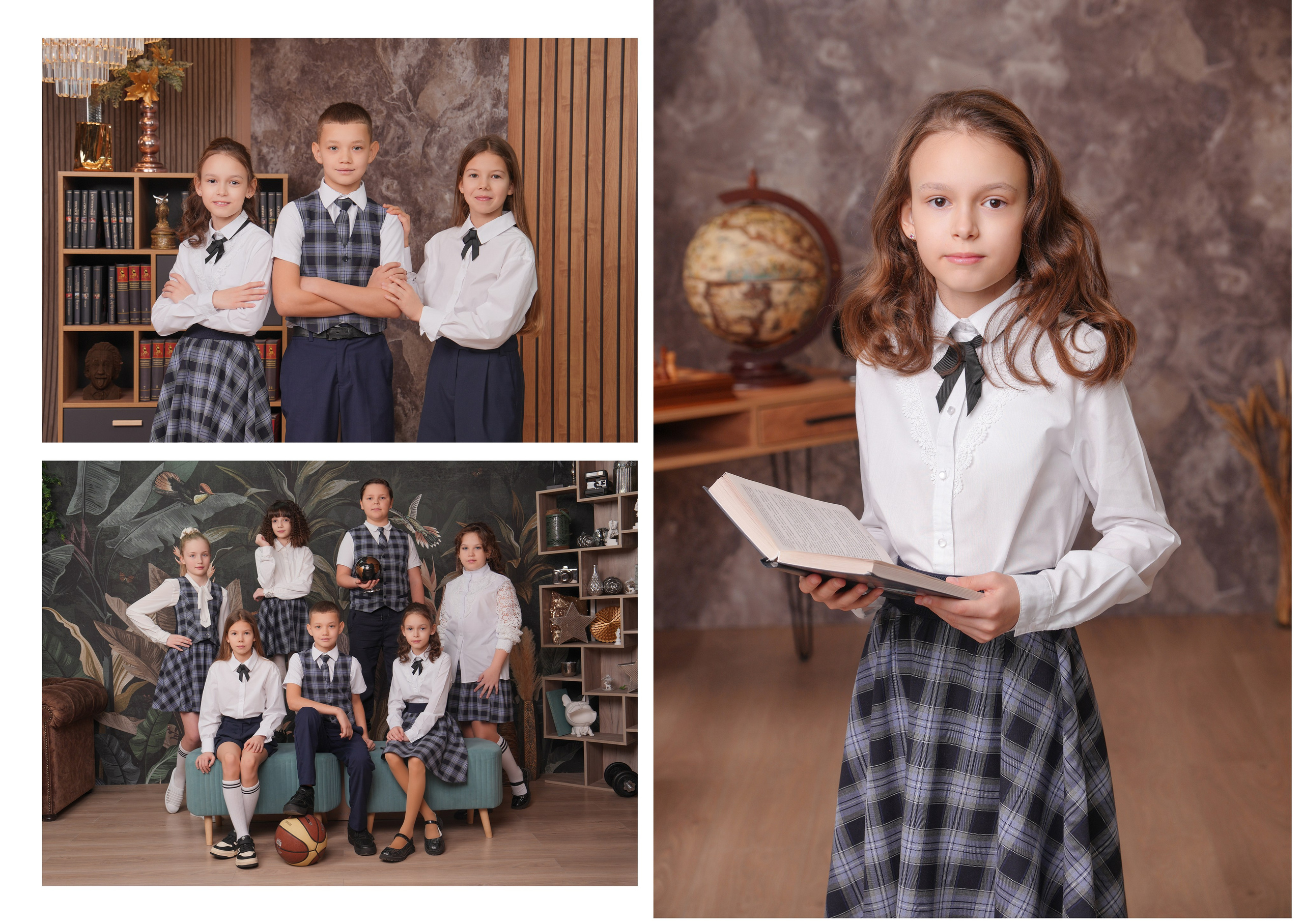 ШКОЛА 50 — 4 «В» класс. Красивый выпускной альбом в Краснодаре