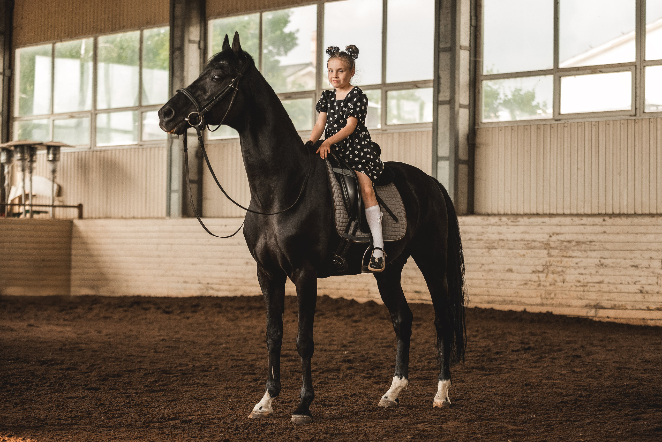 Нано-фотосессия Арины и Доватора. Конный фотограф Куракина Дарья • Фотосессии с лошадьми