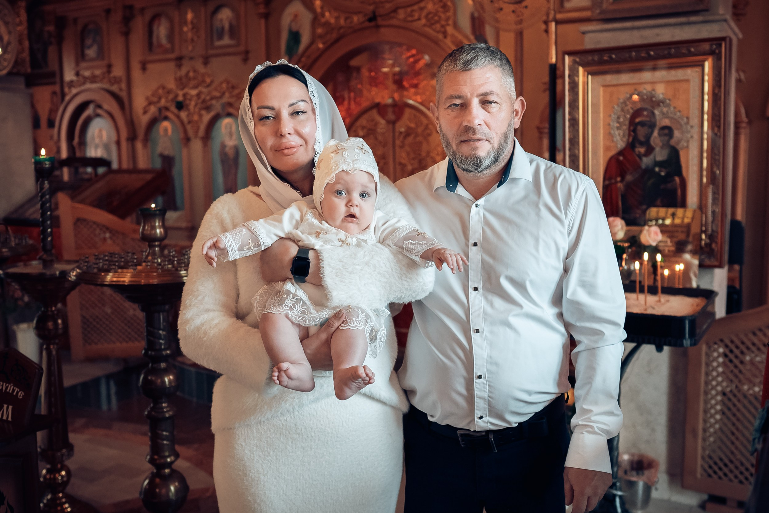 Крещение в храме Прп.Сергия Радонежского с. Орлиное. Церковный фотограф Севастополь