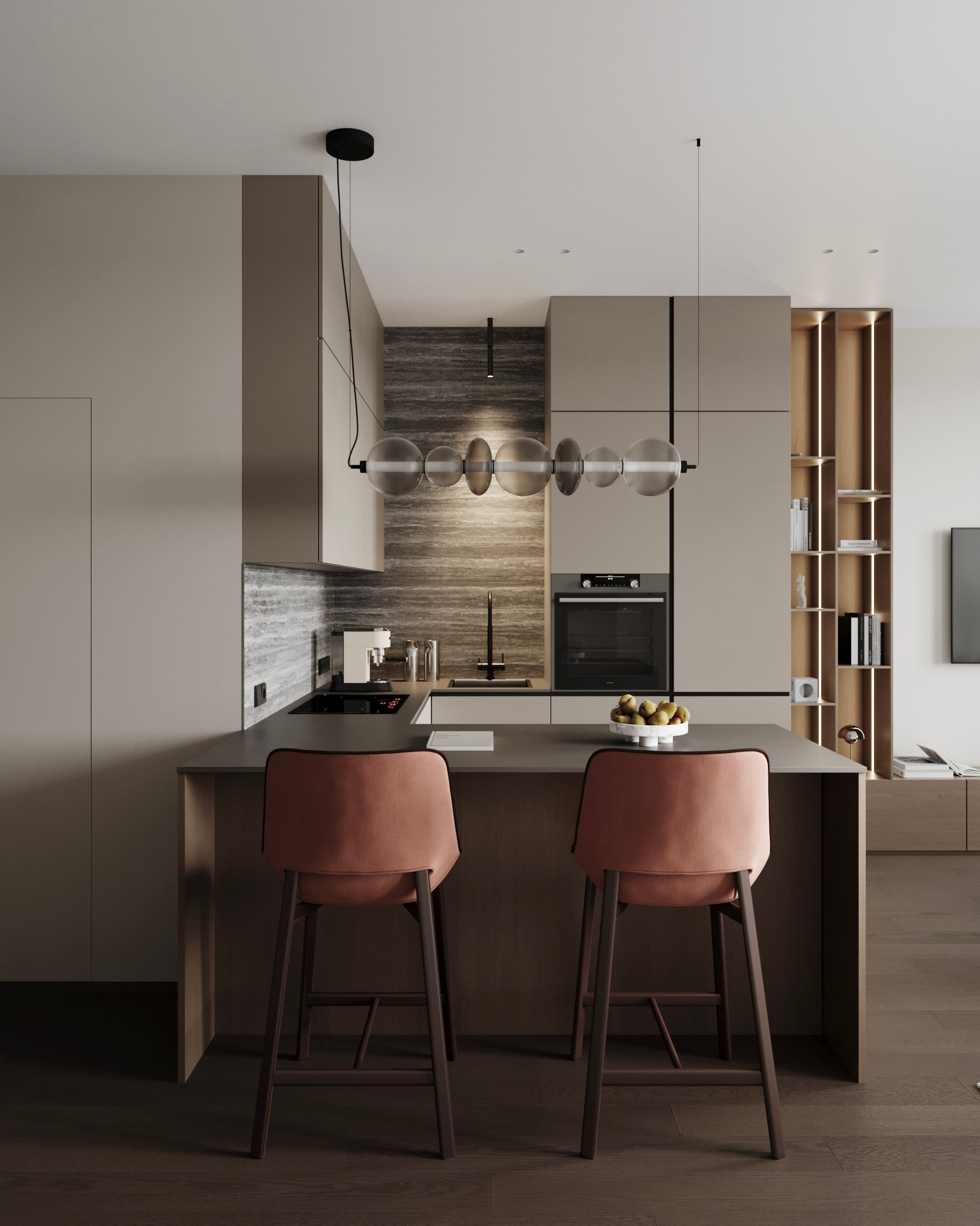 Apartment in St. Petersburg. Cg artist Shchapov Dmitry