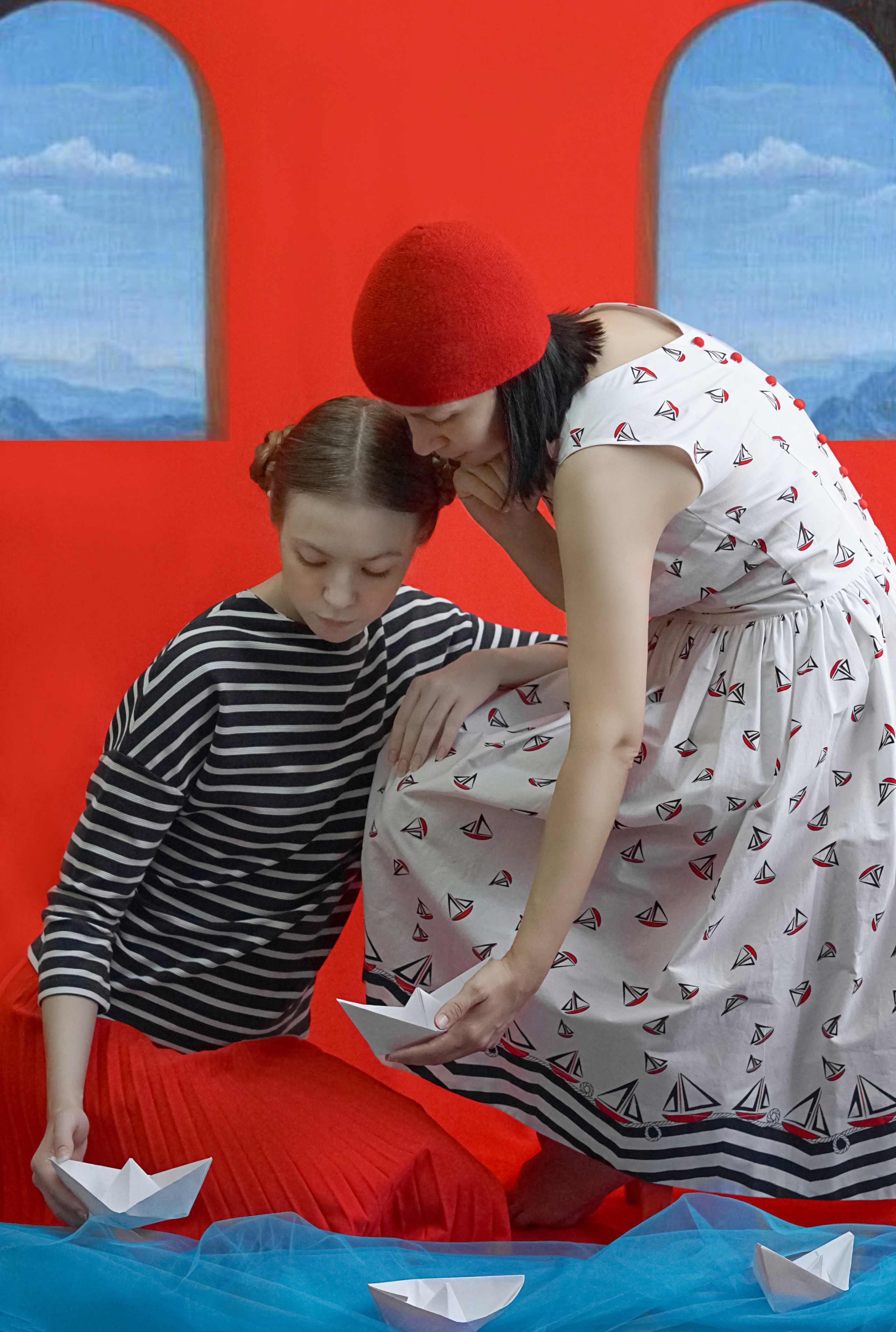 Серия работ «Красная нить». Арт-фотограф Виктория Забродина