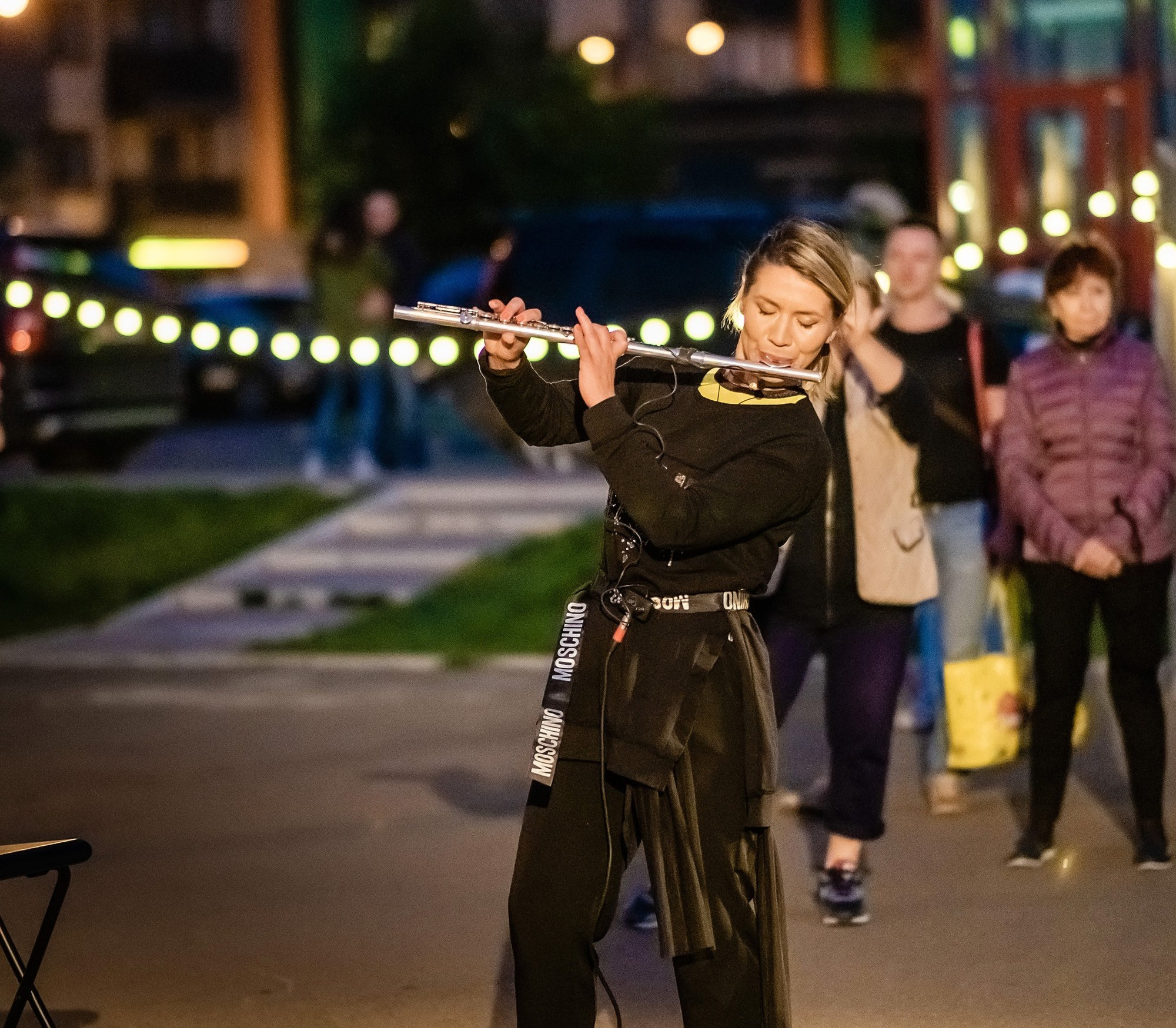 Уличный концерт группы Мel Band в Красноярске